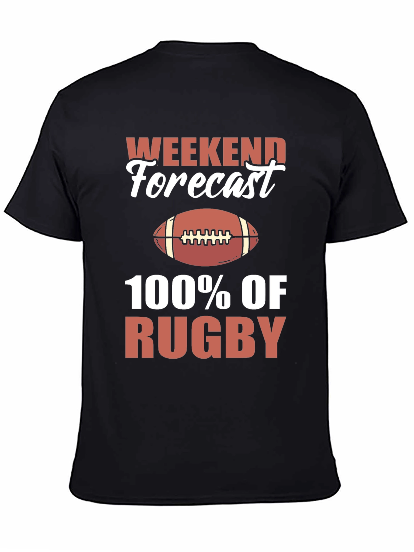 Weekend Forecast 100% Rugby T-Shirt