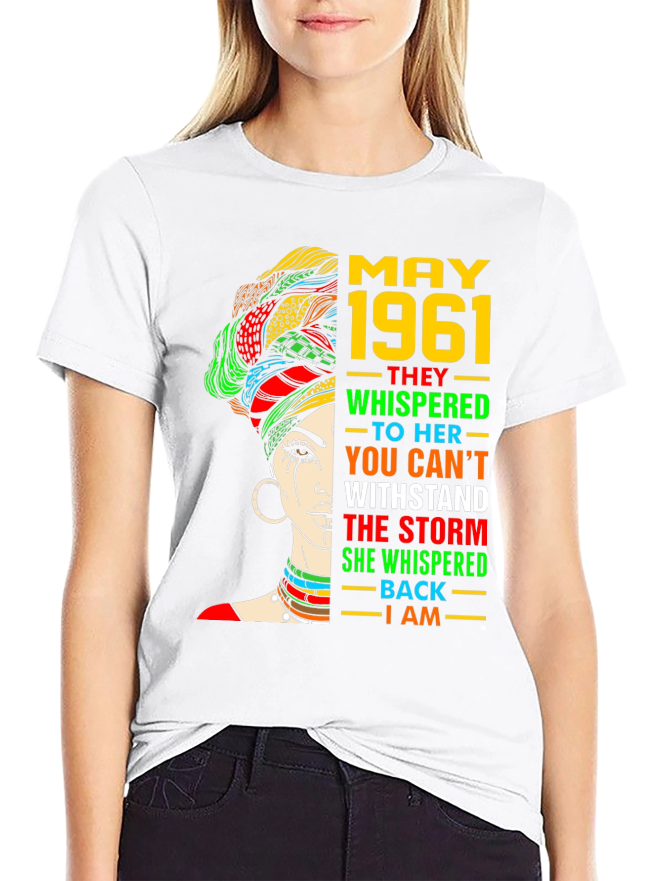 May 1961 Storm Woman Black Pride T-Shirt