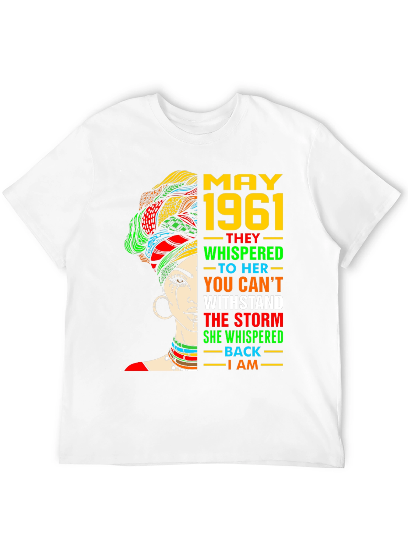 May 1961 Storm Woman Black Pride T-Shirt