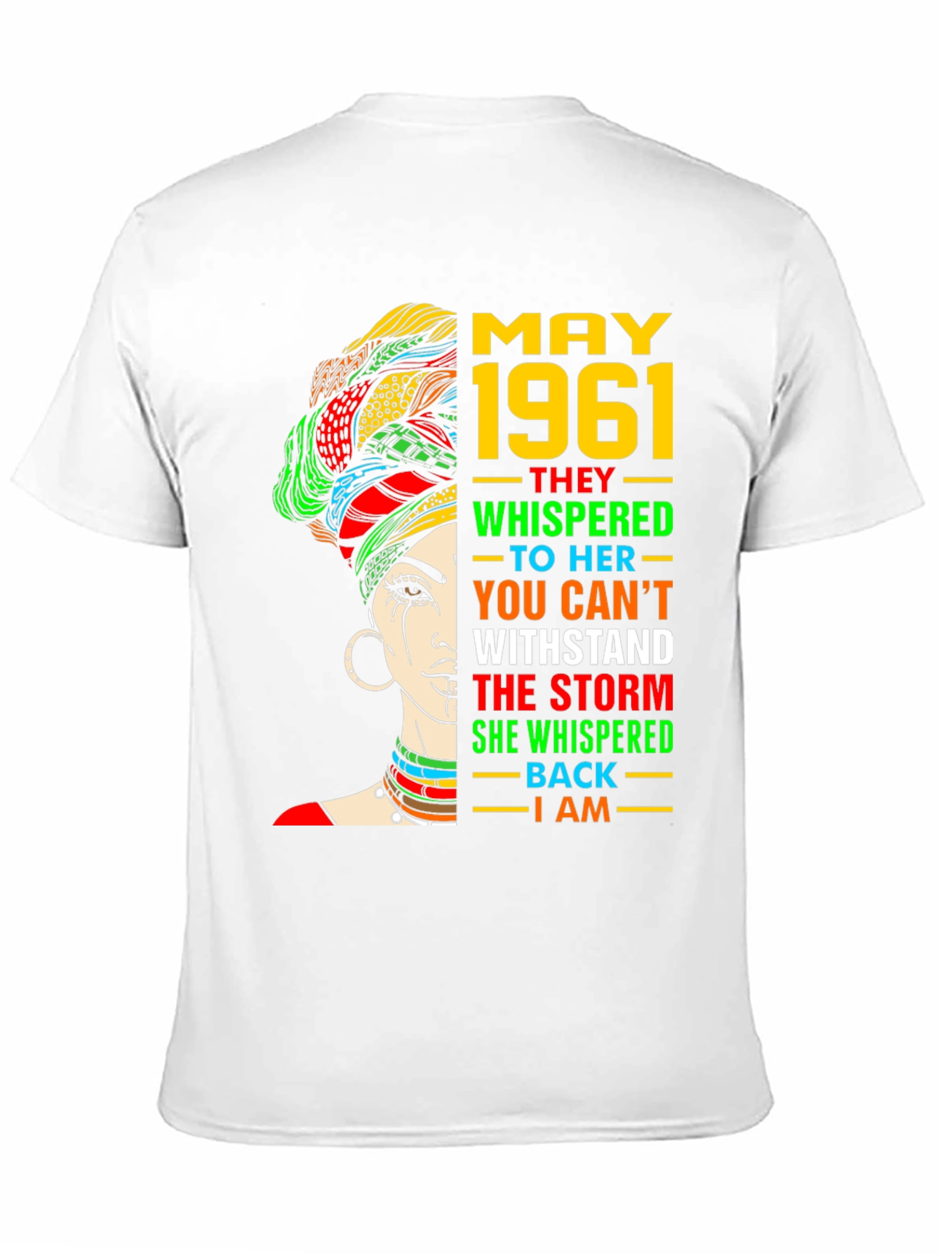 May 1961 Storm Woman Black Pride T-Shirt