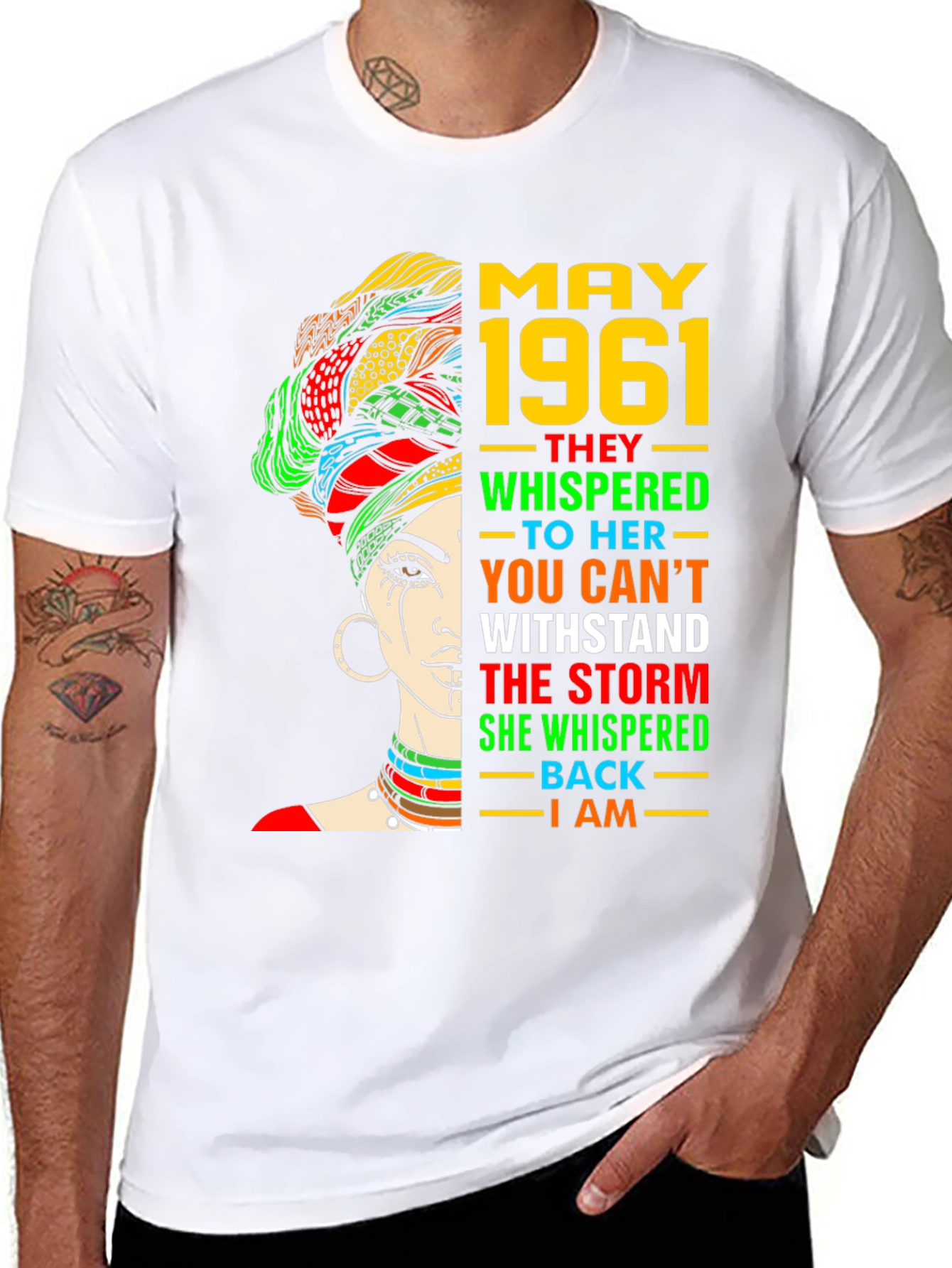 May 1961 Storm Woman Black Pride T-Shirt