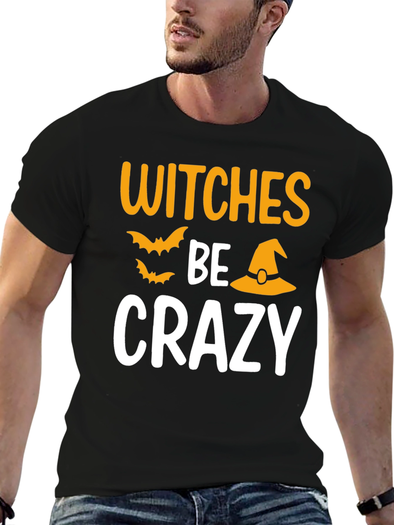 Witches Be Crazy Graphic T-Shirt - Halloween Tee