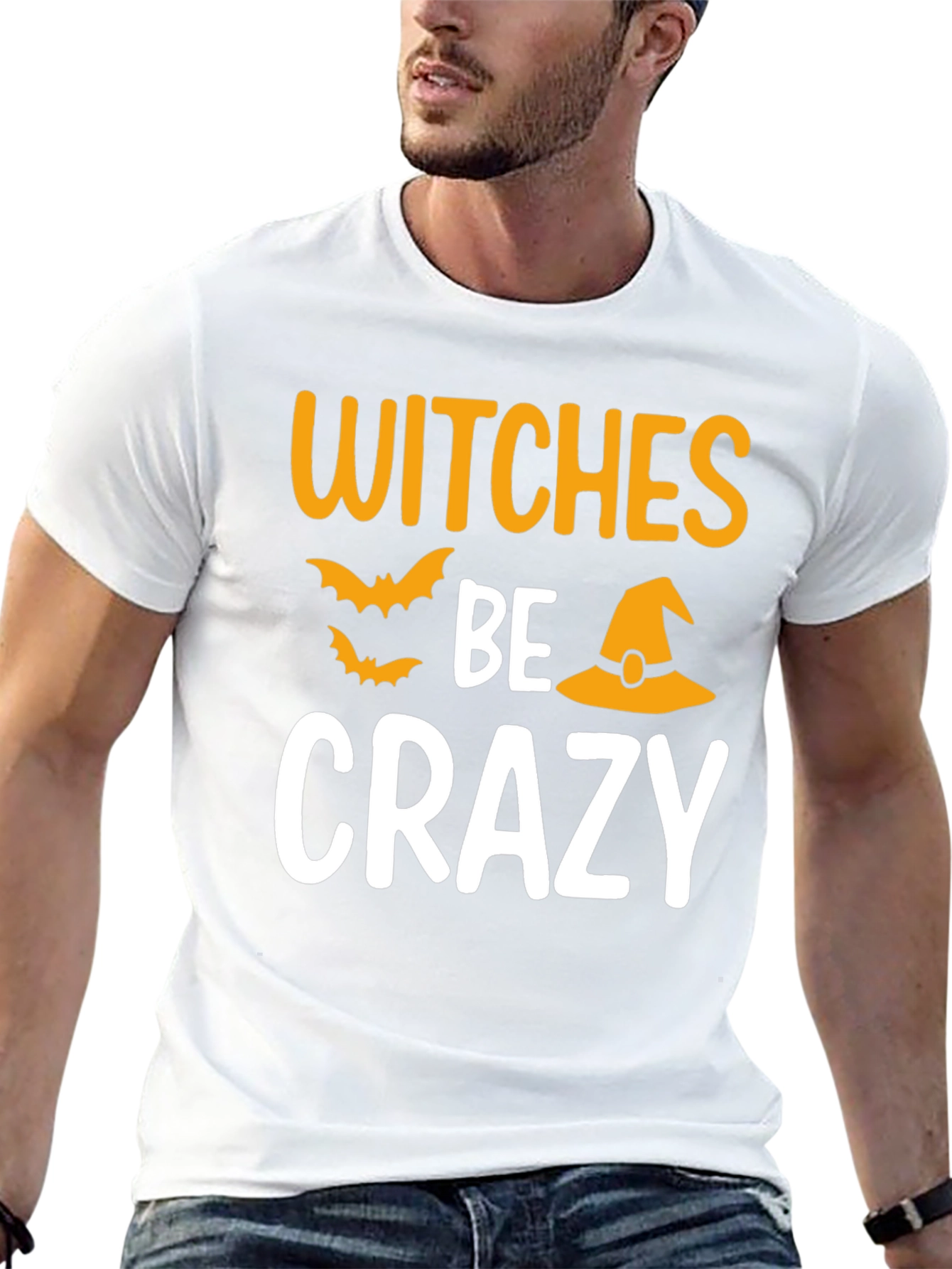 Witches Be Crazy Graphic T-Shirt - Halloween Tee