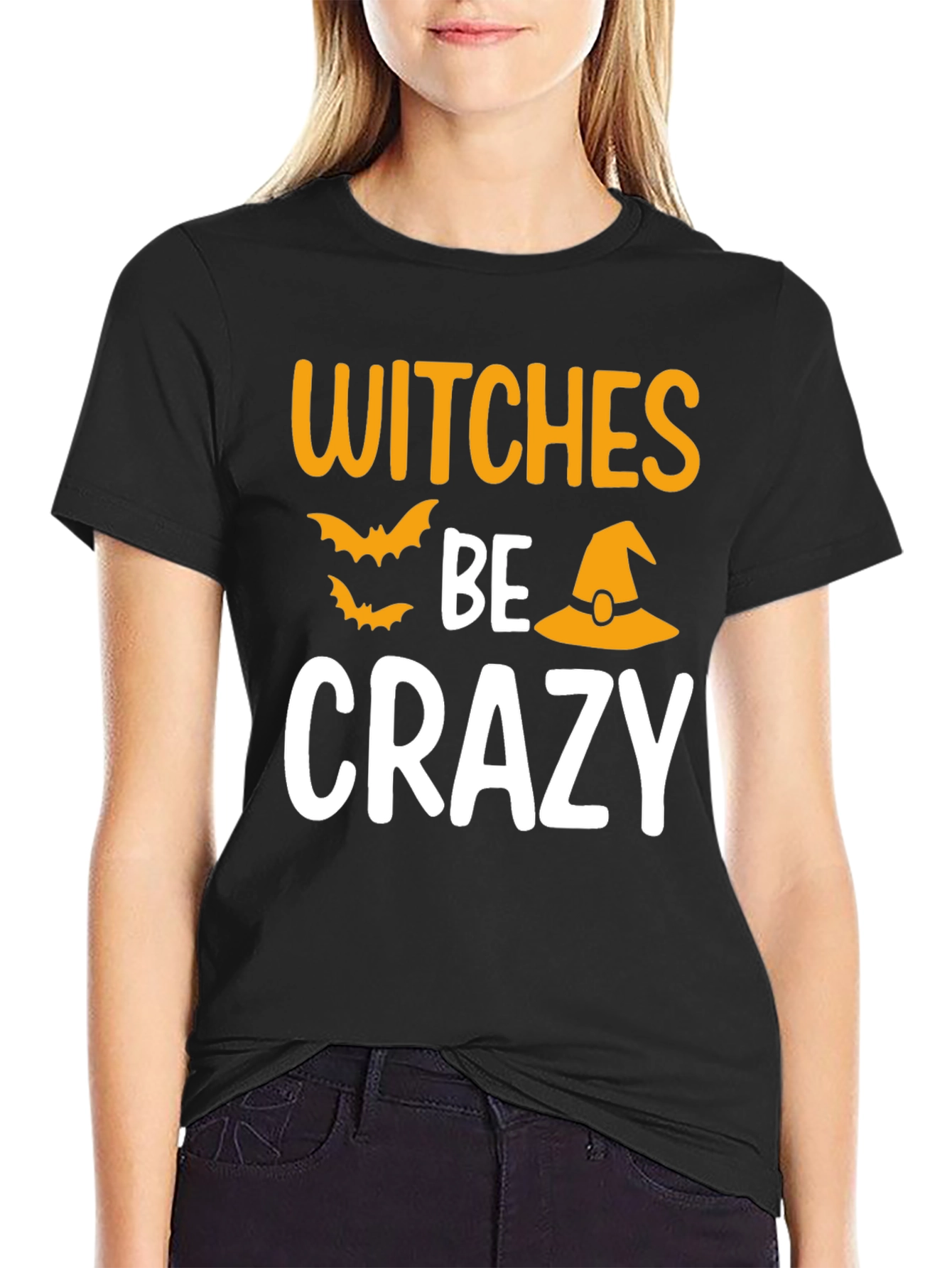 Witches Be Crazy Graphic T-Shirt - Halloween Tee