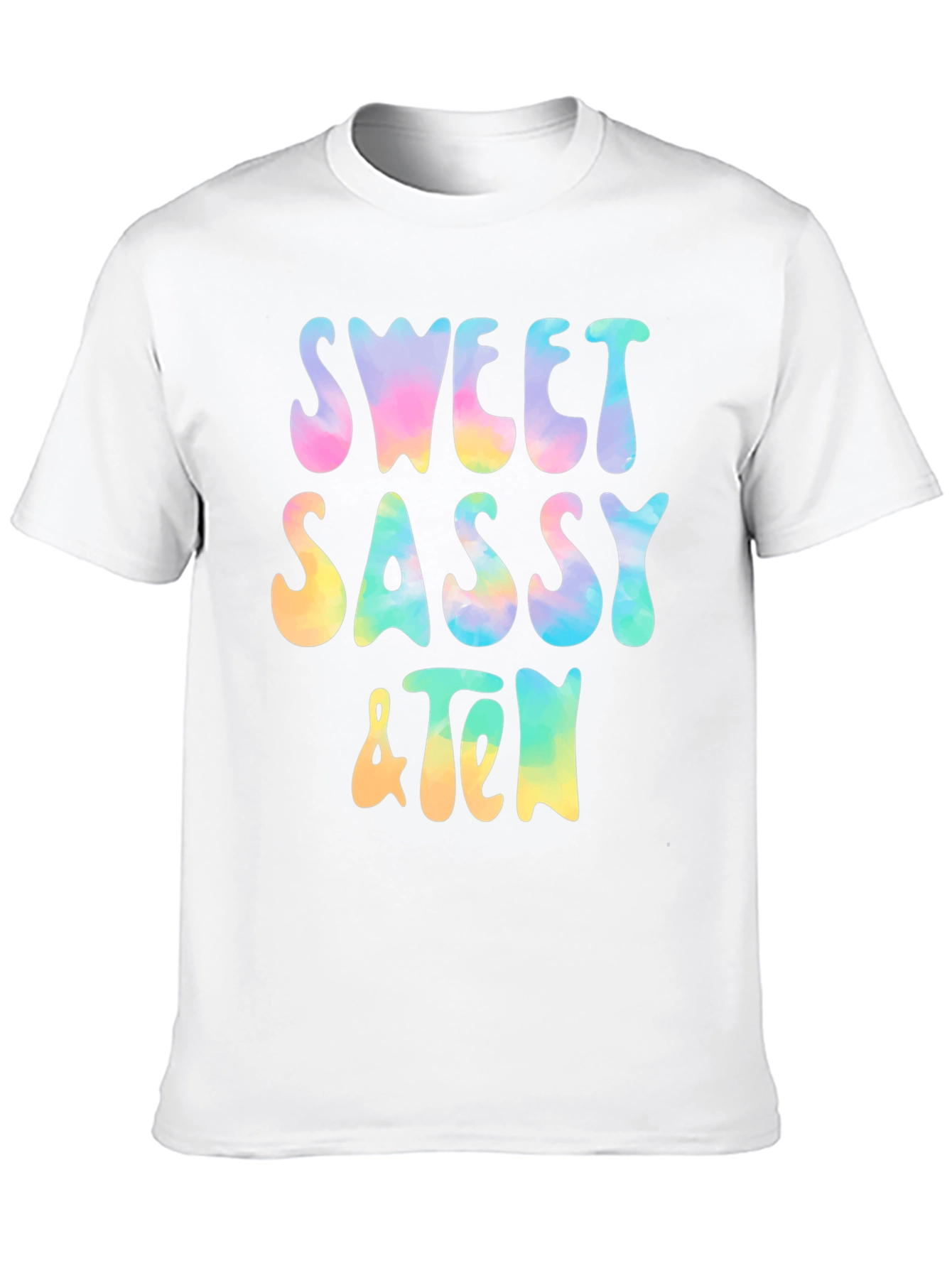 Sweet Sassy & Ten Graphic Tee - Black
