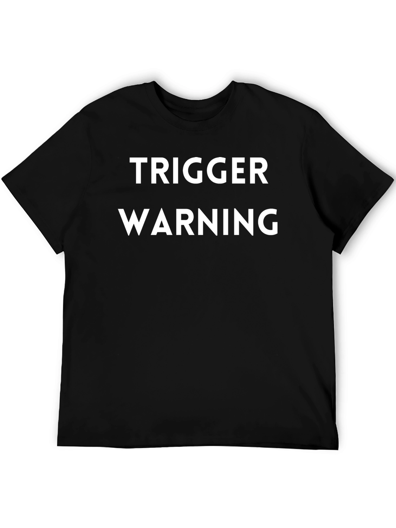 Trigger Warning Graphic Tee - Black