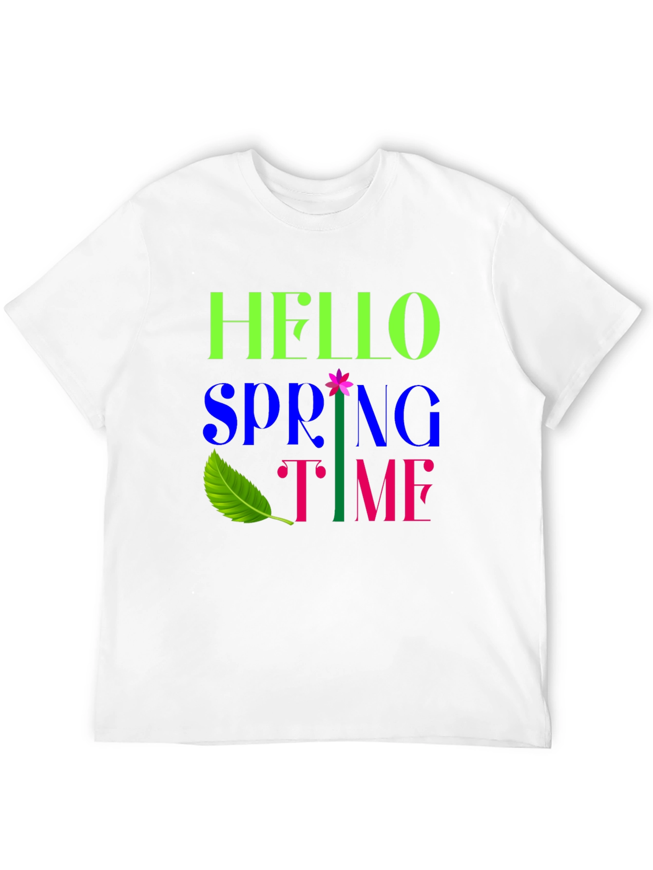 Hello Spring Time Graphic T-Shirt
