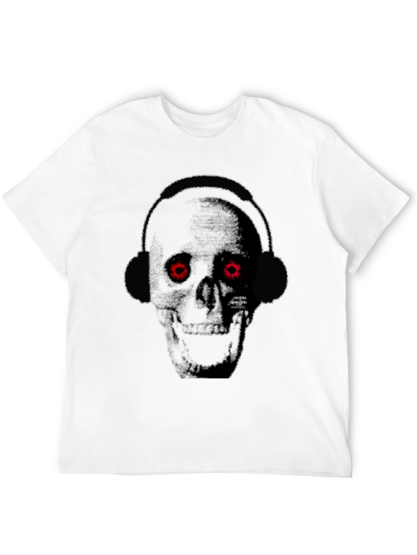 Skull Headphones Graphic T-Shirt