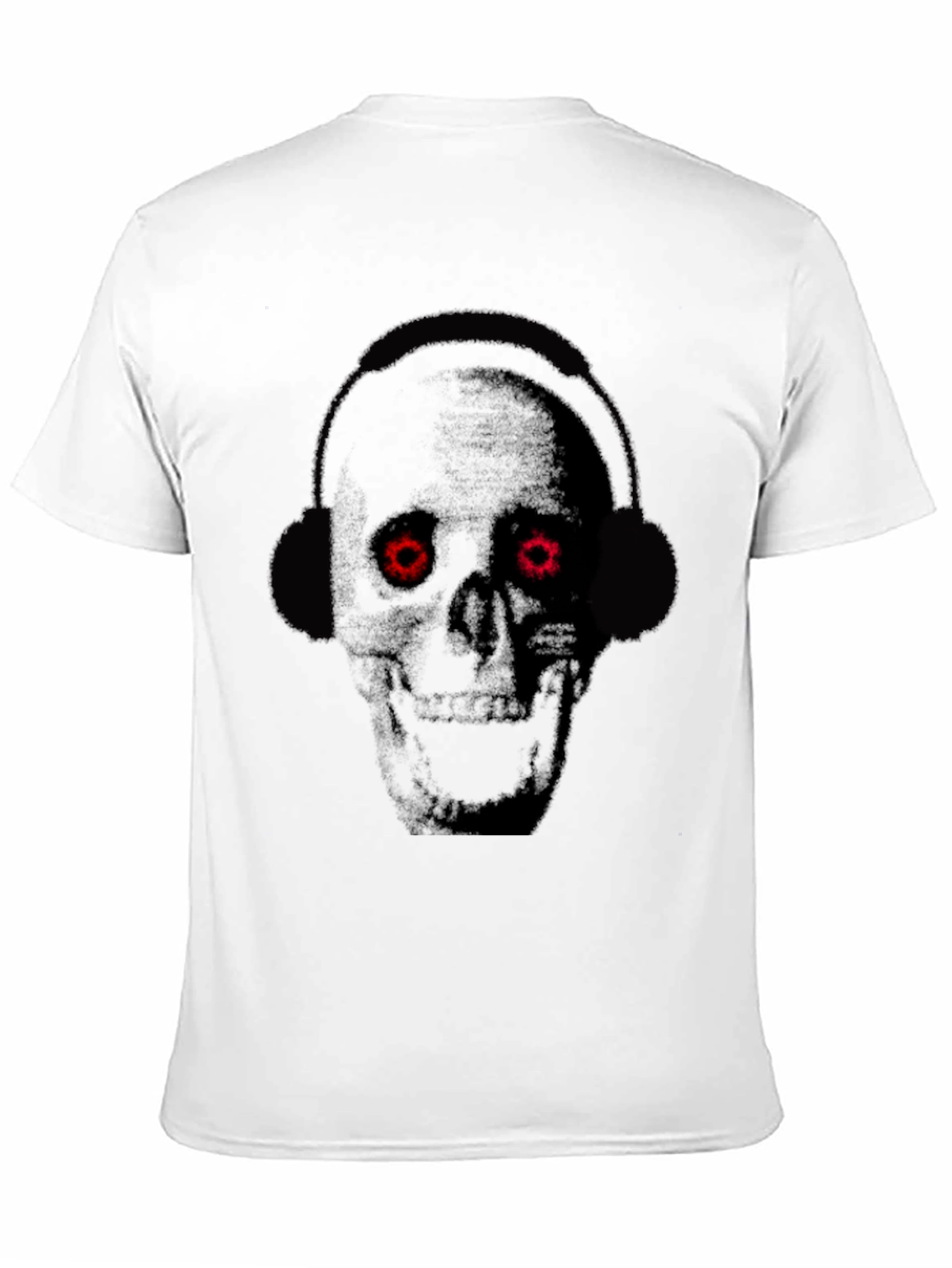 Skull Headphones Graphic T-Shirt