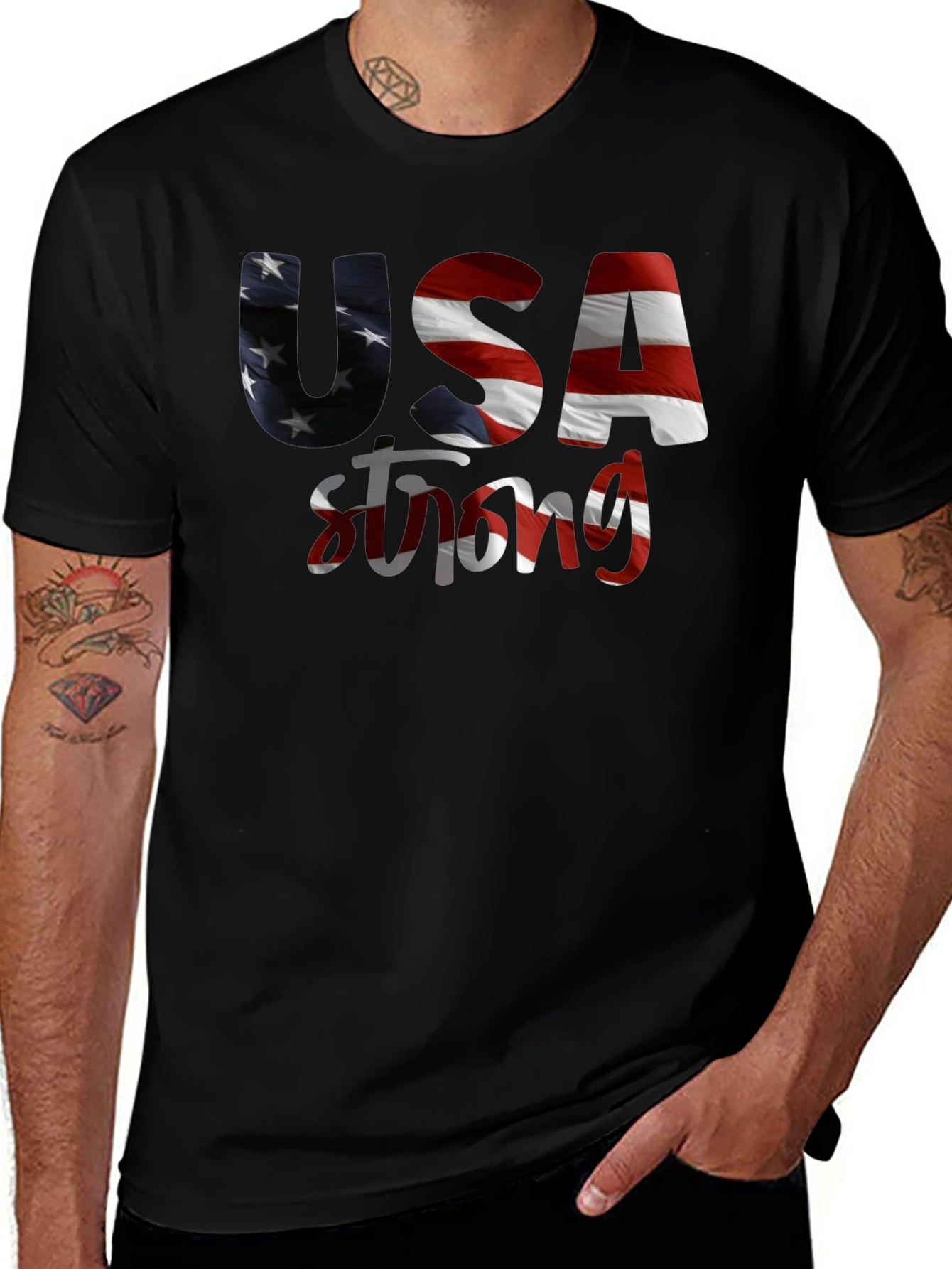 USA Strong Patriotic T-Shirt