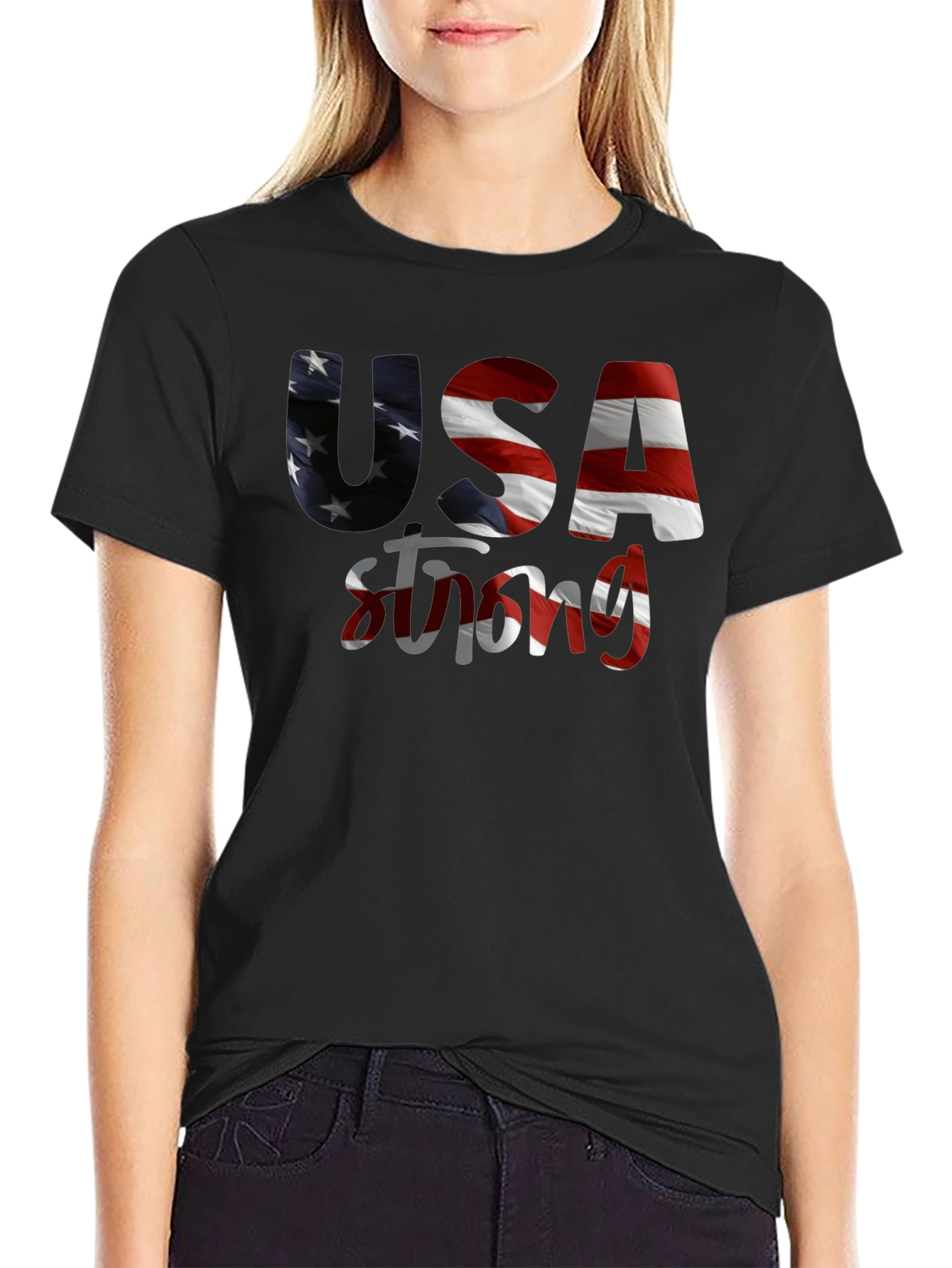 USA Strong Patriotic T-Shirt