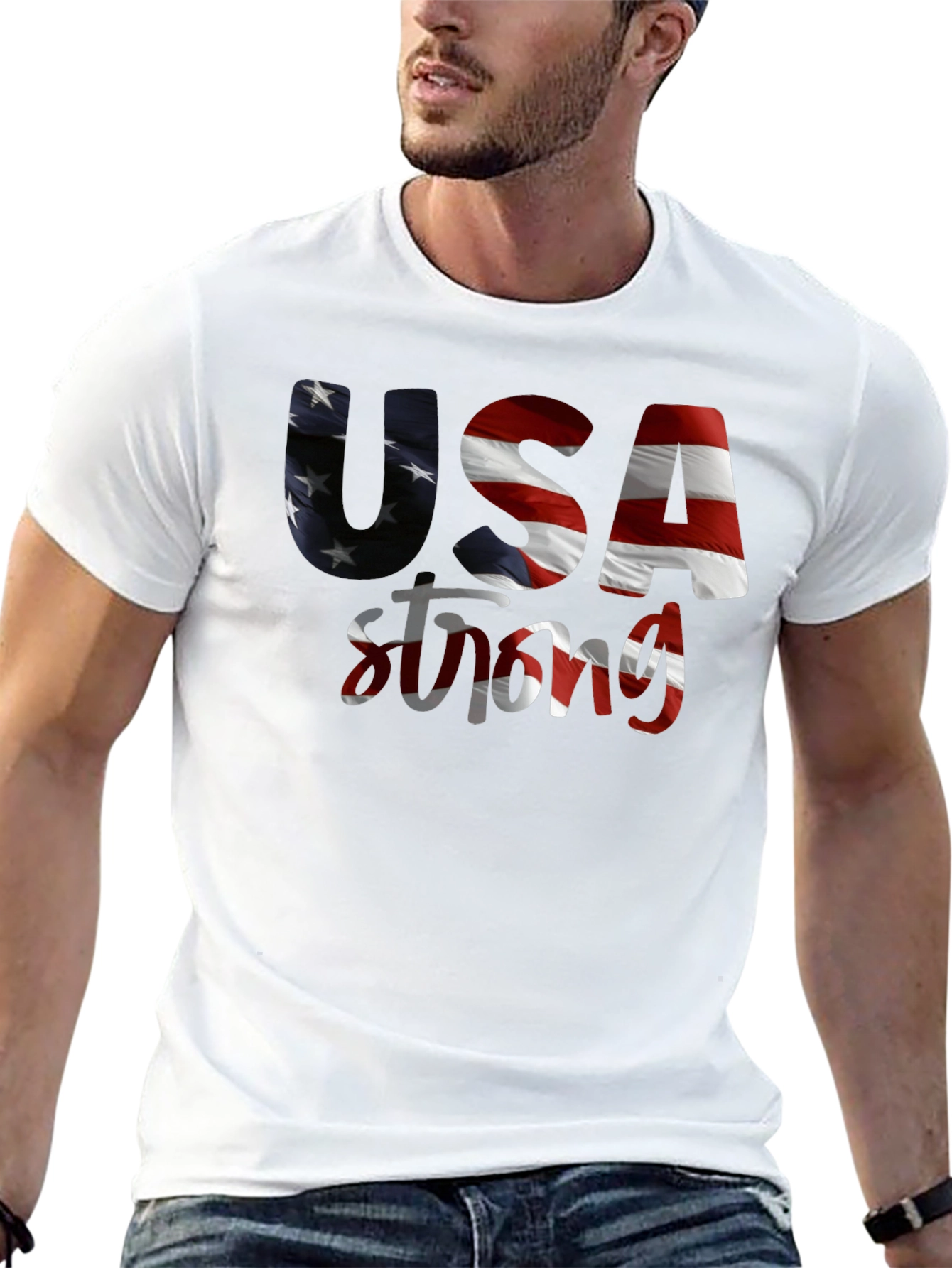 USA Strong Patriotic T-Shirt