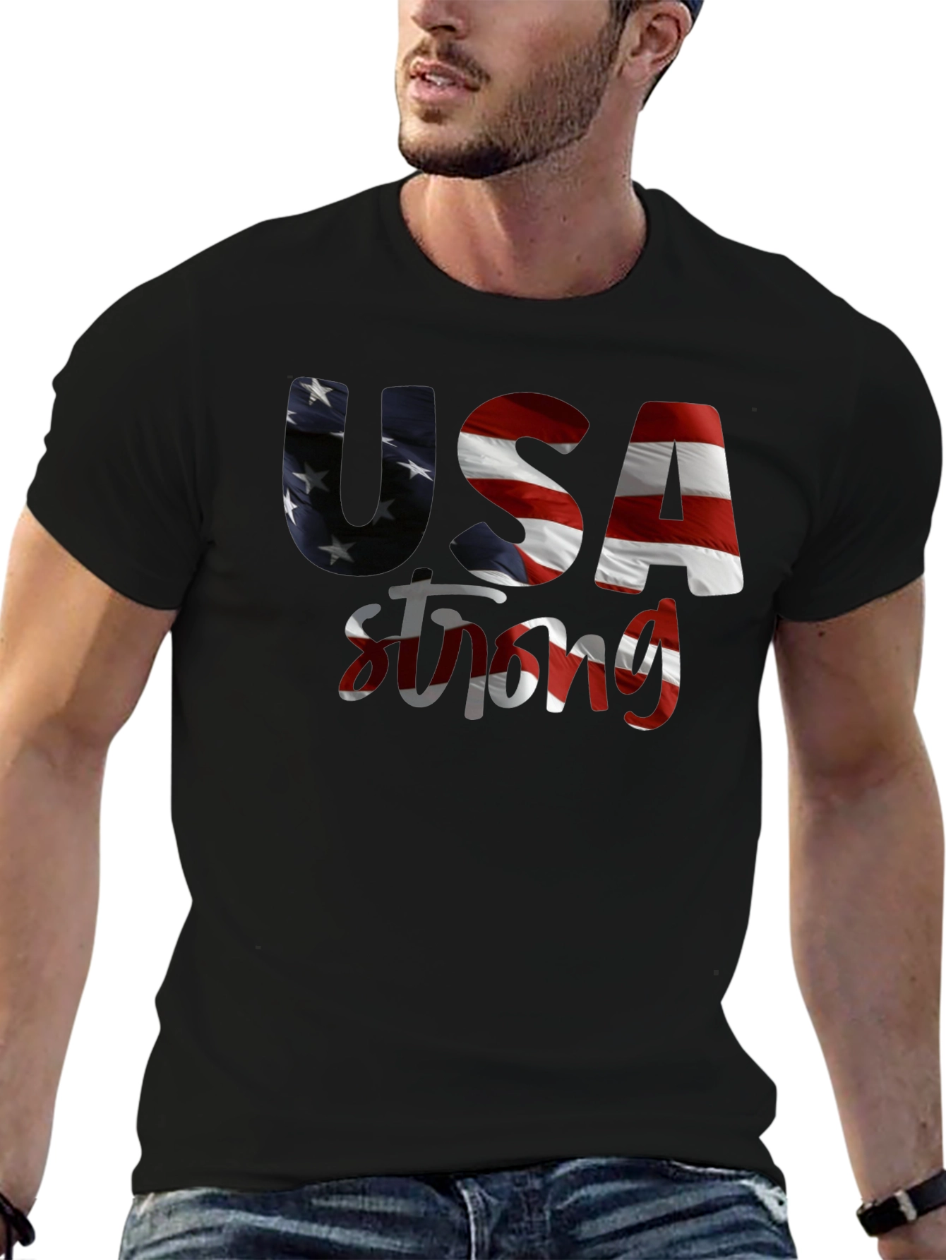 USA Strong Patriotic T-Shirt