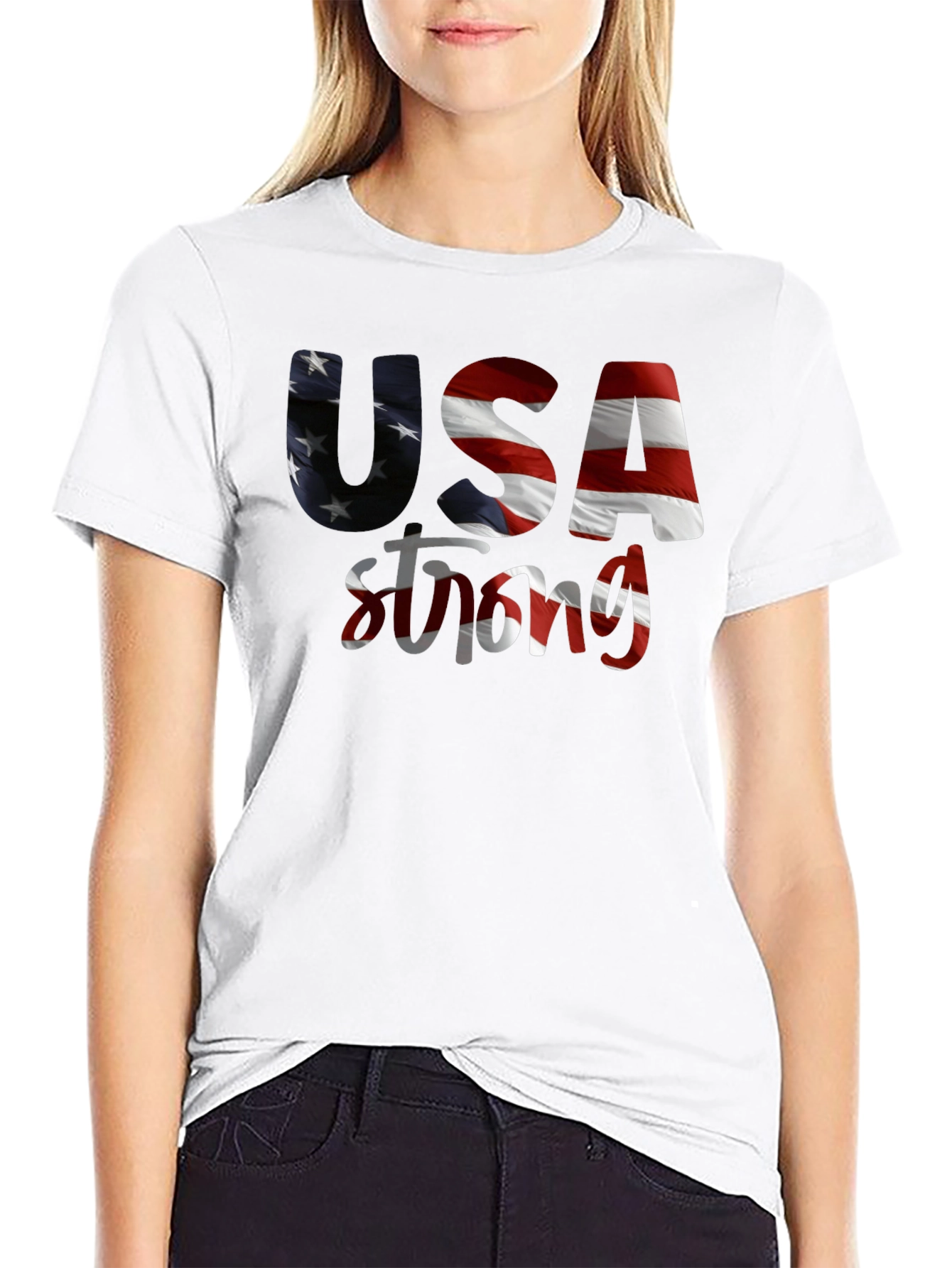 USA Strong Patriotic T-Shirt