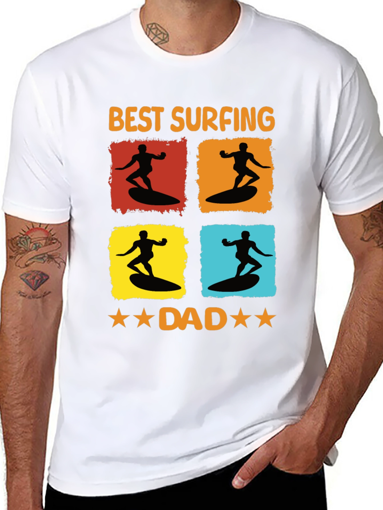 Best Surfing Dad T-Shirt