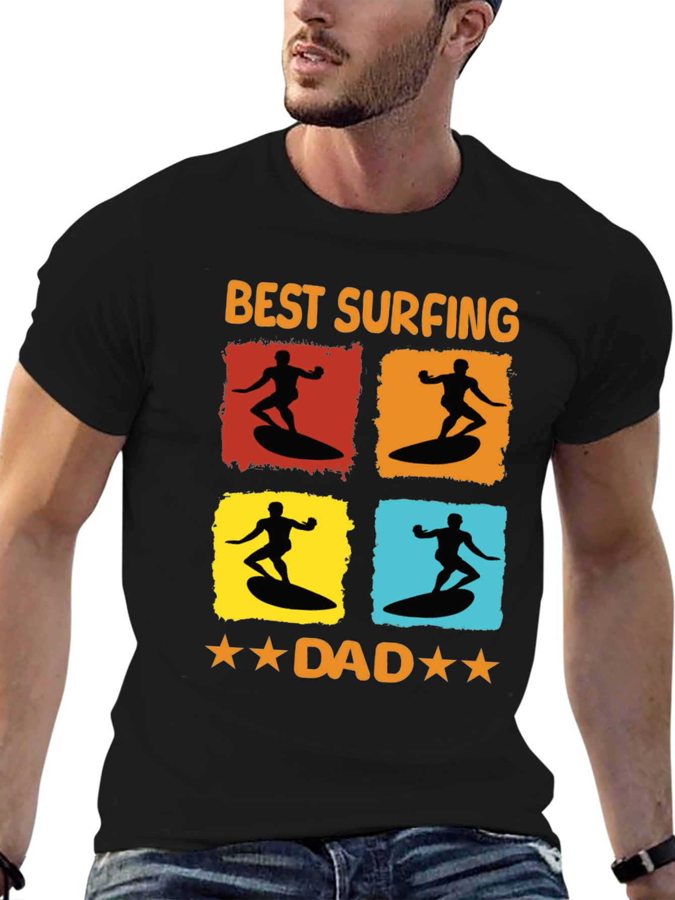 Best Surfing Dad T-Shirt
