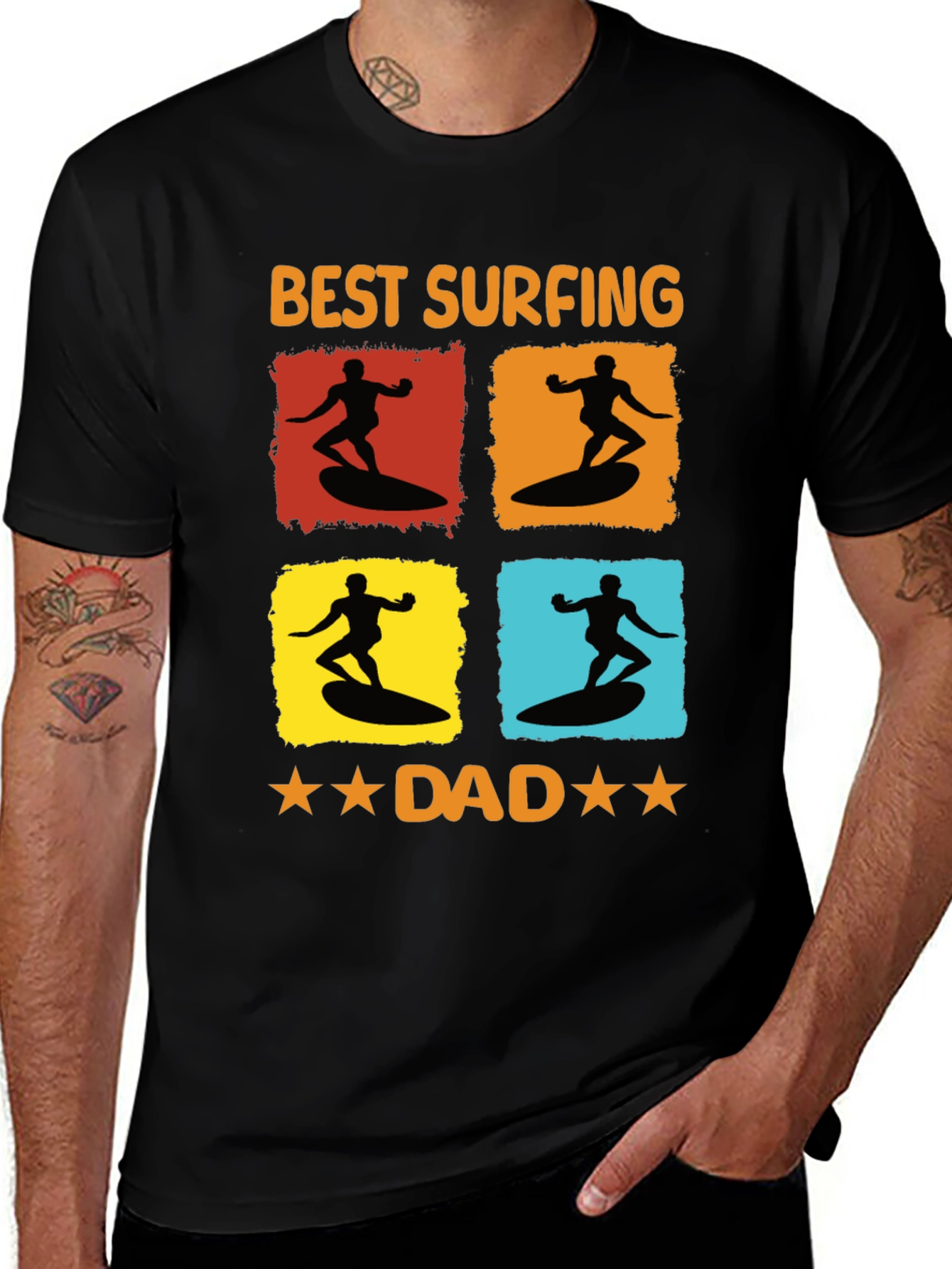 Best Surfing Dad T-Shirt