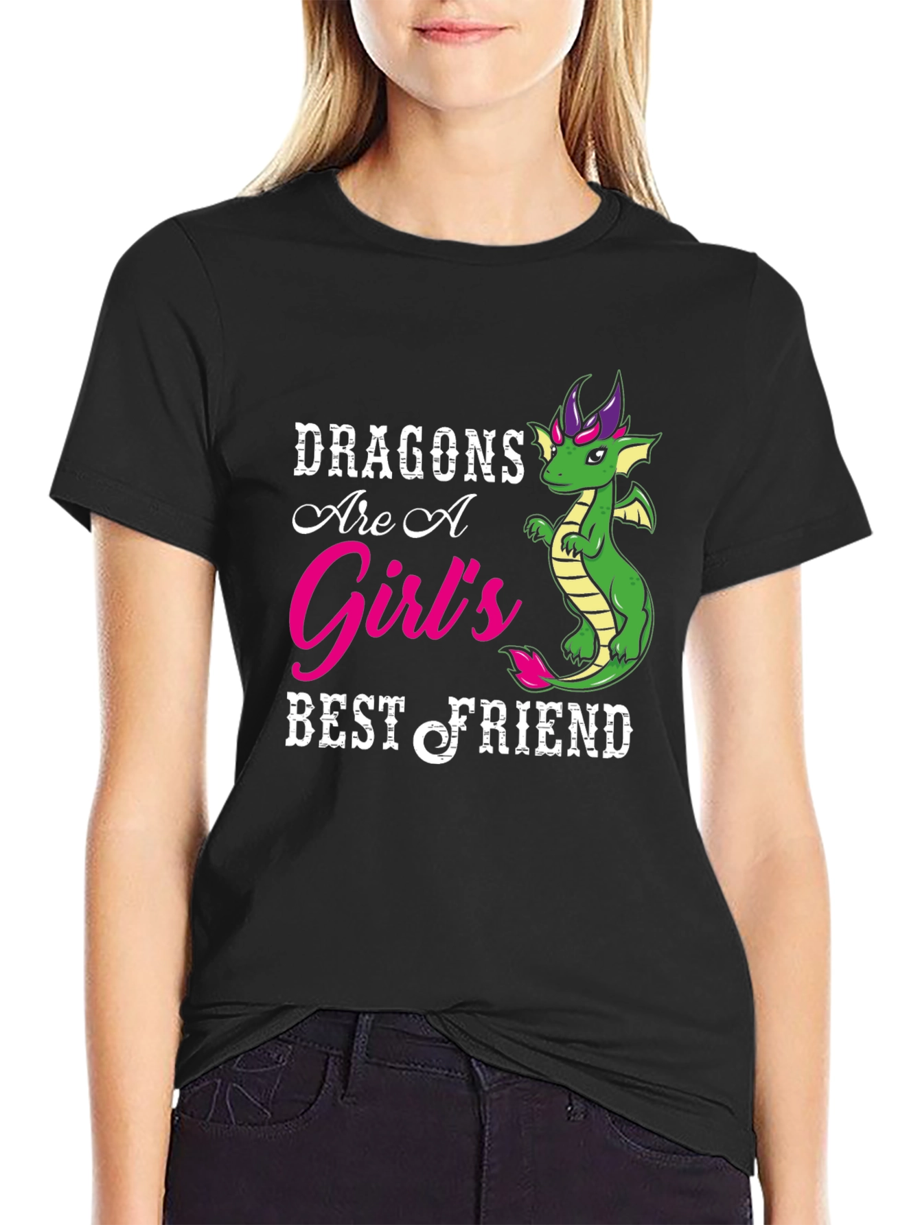 Dragon Girls Best Friend Graphic Tee