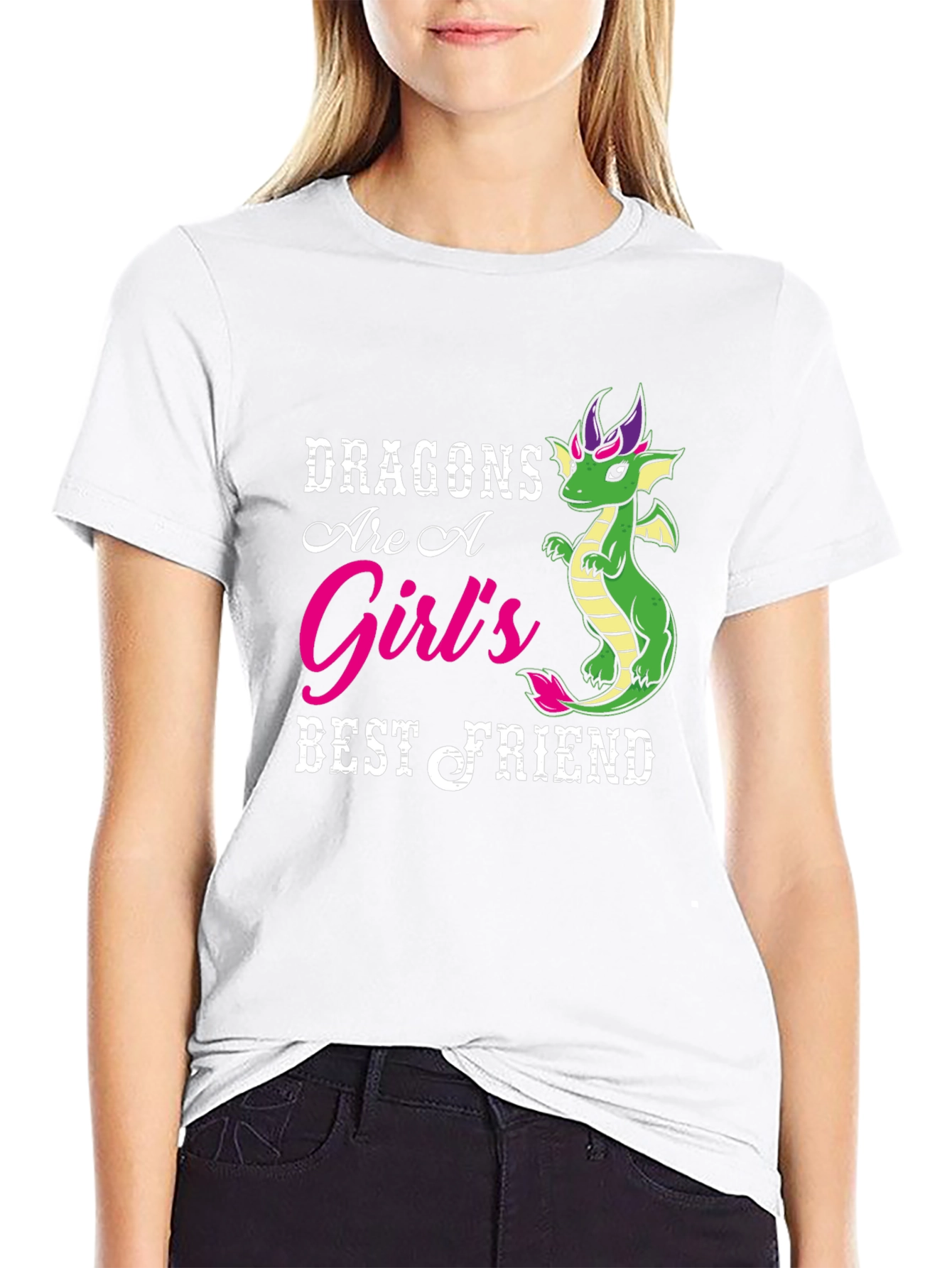 Dragon Girls Best Friend Graphic Tee