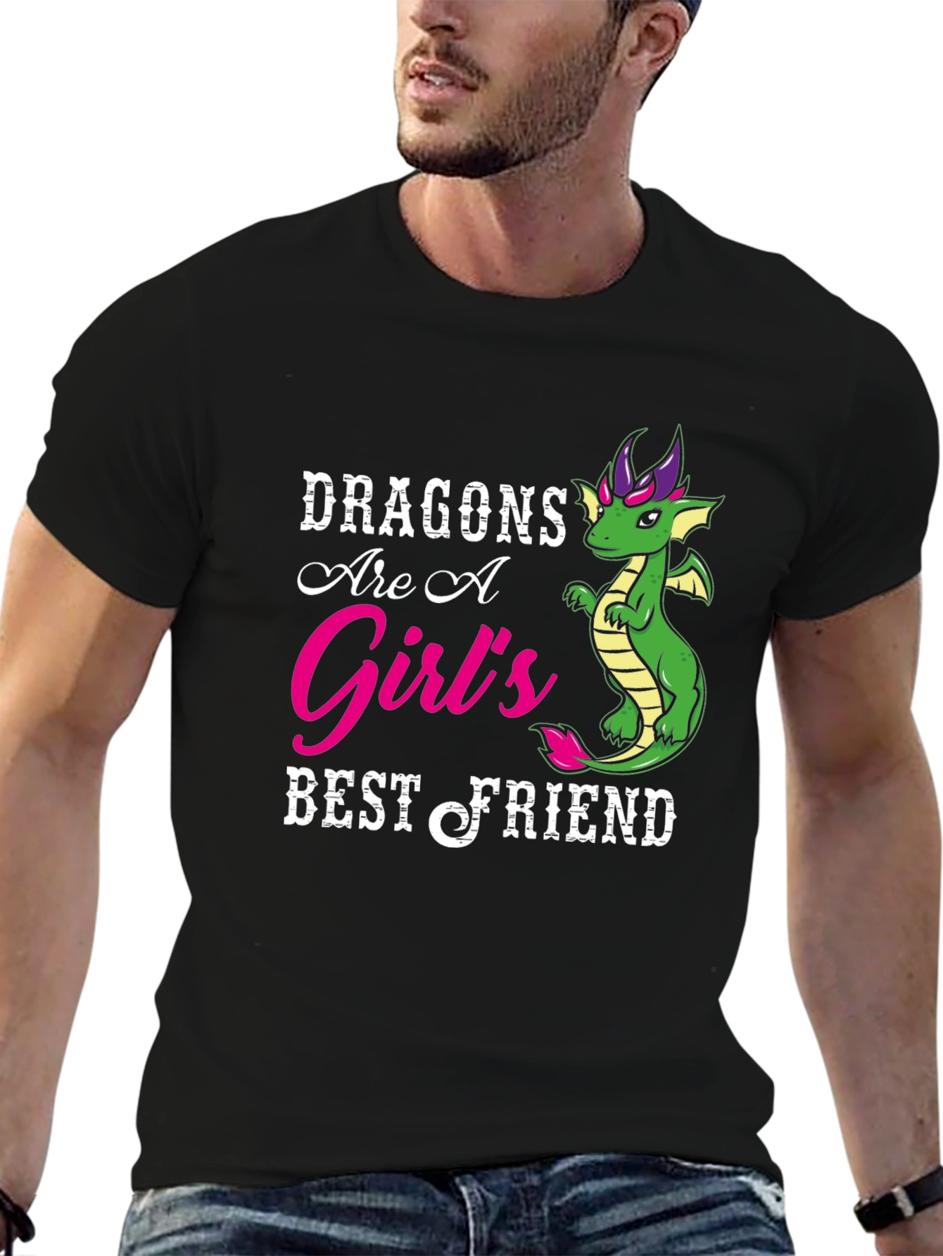 Dragon Girls Best Friend Graphic Tee