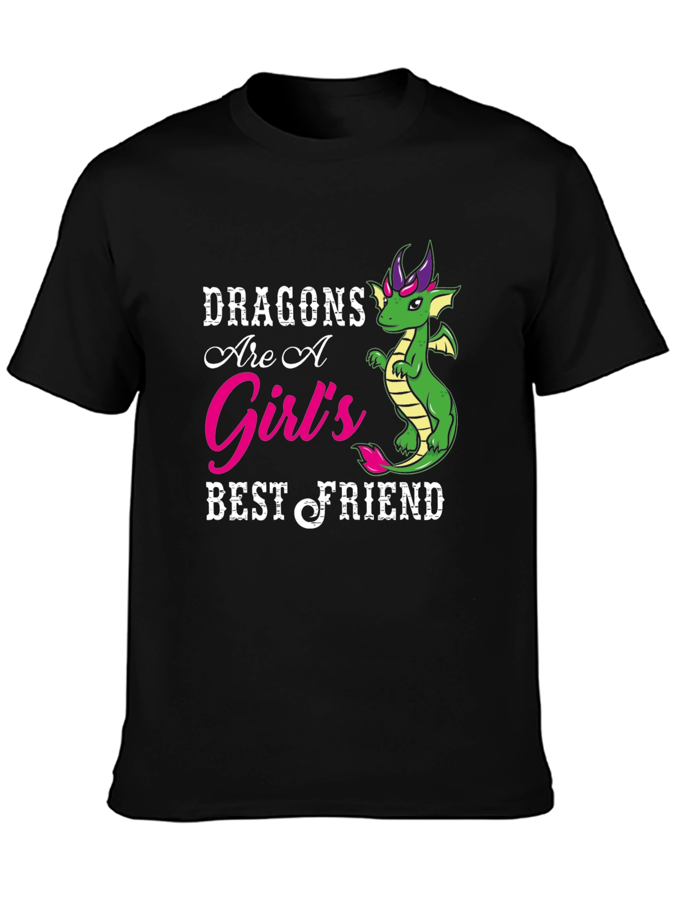 Dragon Girls Best Friend Graphic Tee