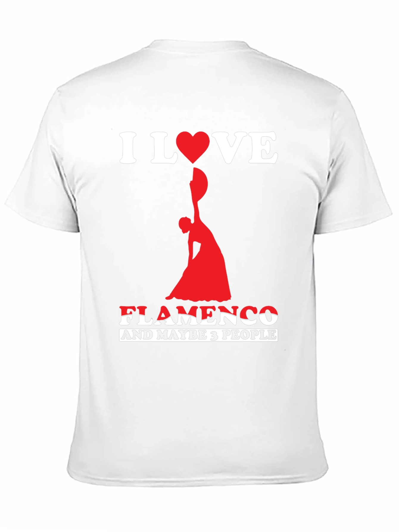 I Love Flamenco T-Shirt - Dancer Graphic Tee