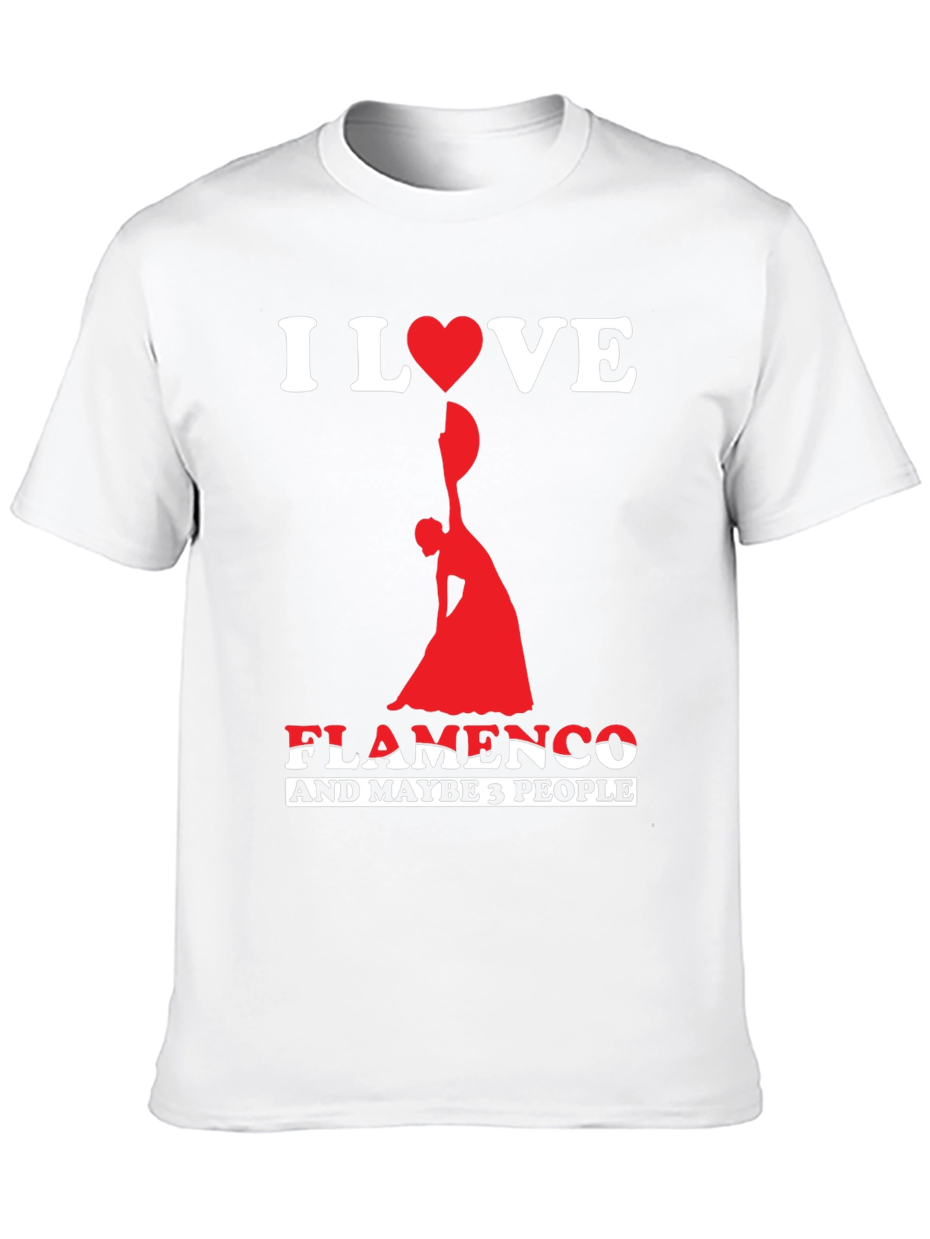 I Love Flamenco T-Shirt - Dancer Graphic Tee