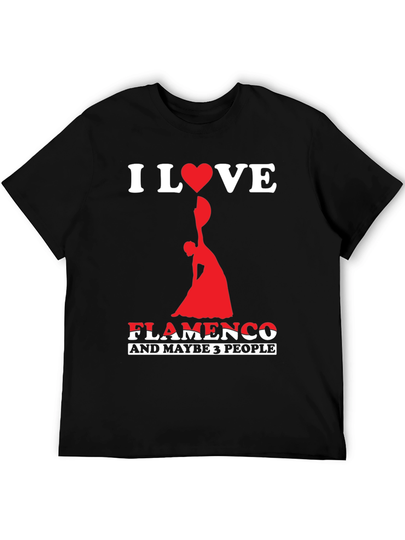 I Love Flamenco T-Shirt - Dancer Graphic Tee