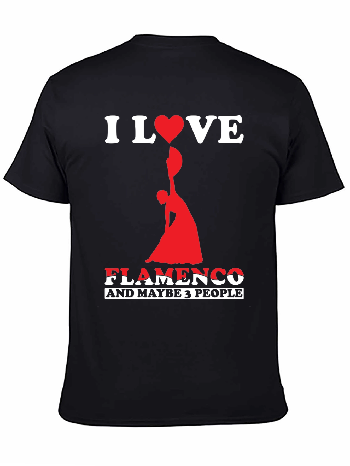 I Love Flamenco T-Shirt - Dancer Graphic Tee