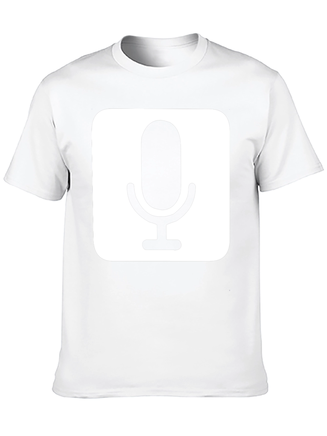 Mic Graphic Tee - Black Cotton T-Shirt