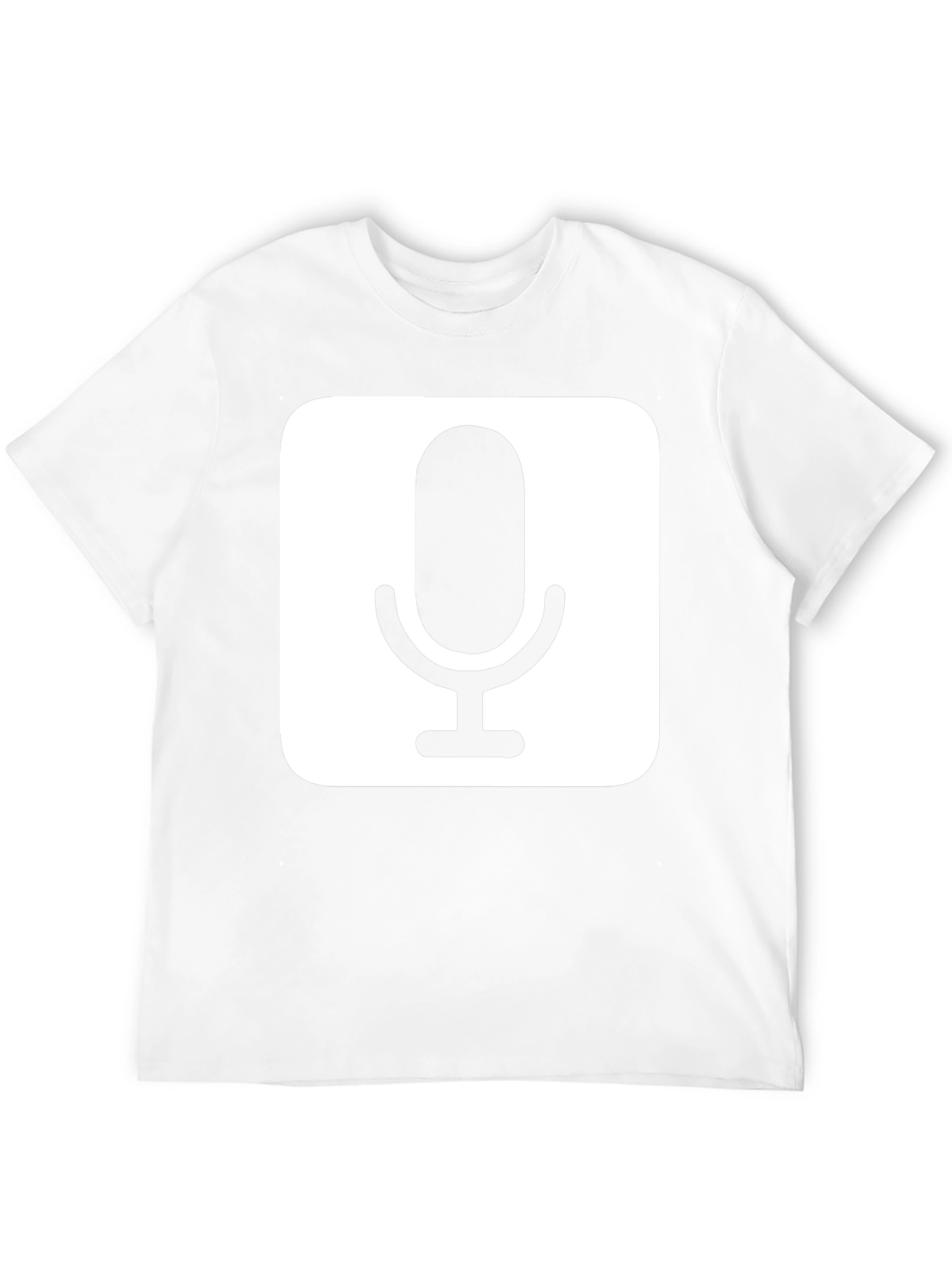 Mic Graphic Tee - Black Cotton T-Shirt