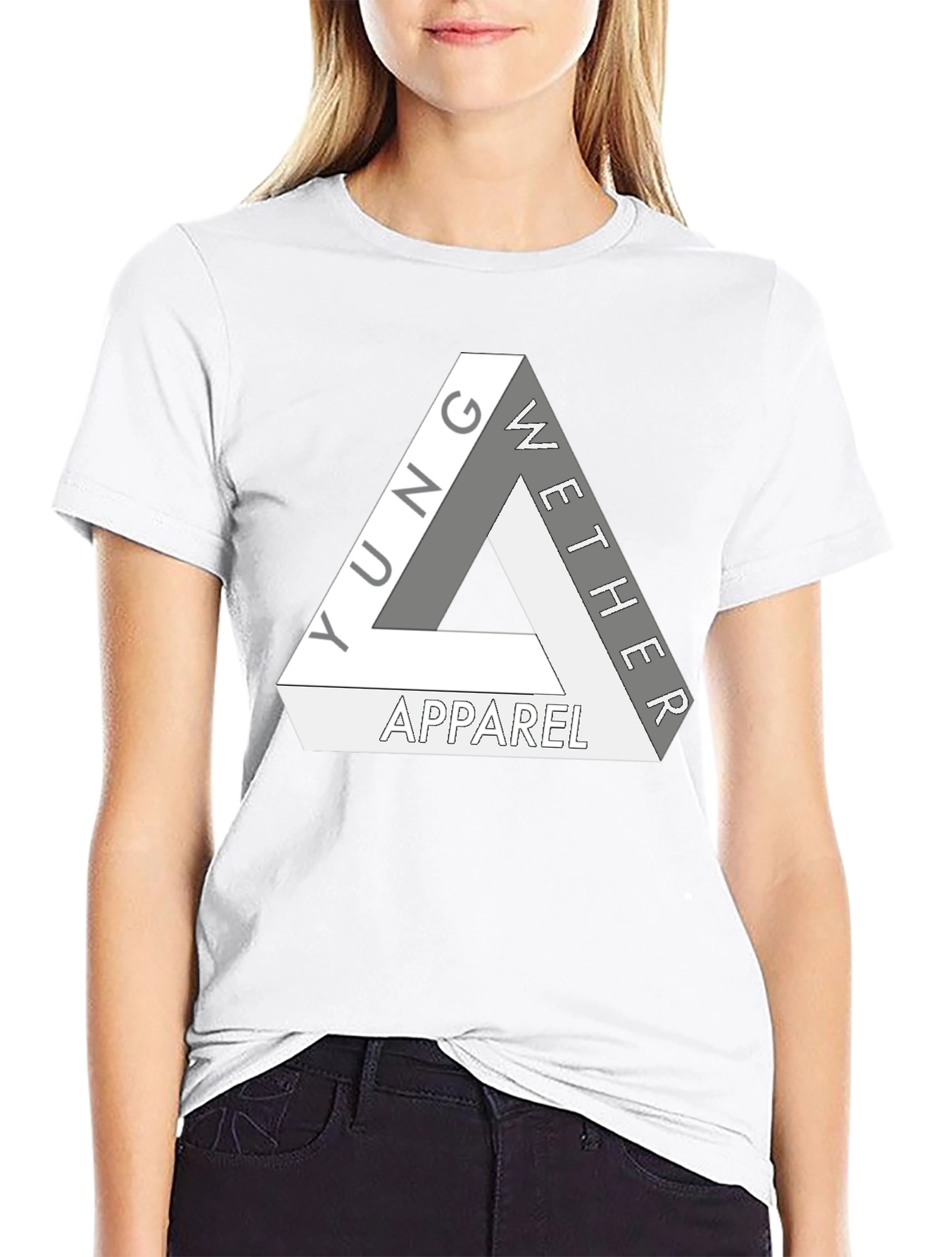 Yung Wether Apparel T-Shirt - Impossible Triangle Design