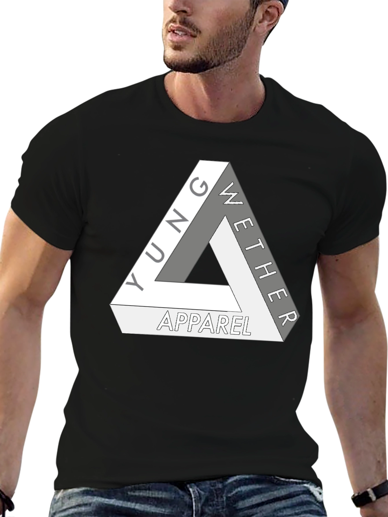 Yung Wether Apparel T-Shirt - Impossible Triangle Design