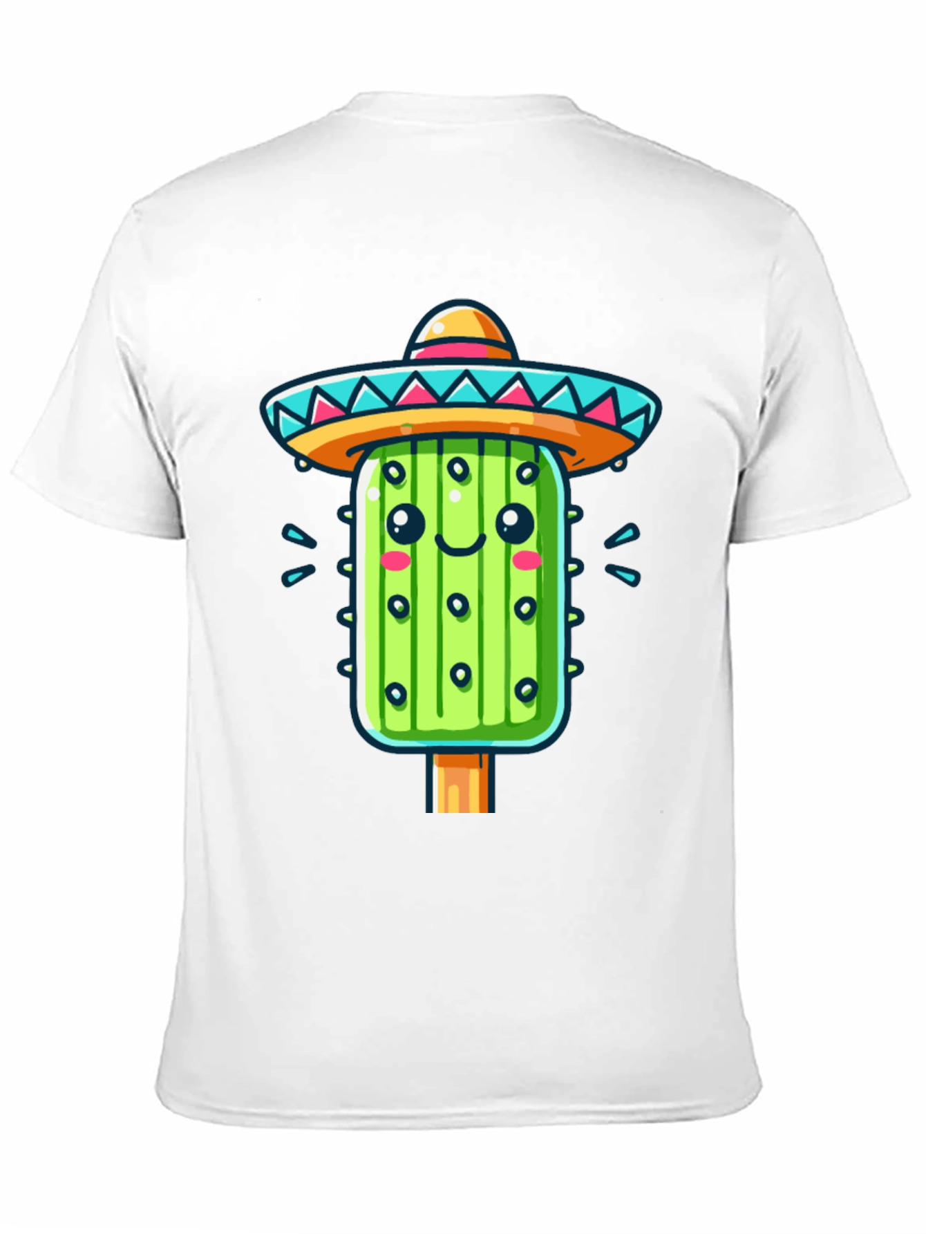 Cactus Sombrero Graphic Tee - Fun Fiesta Style!