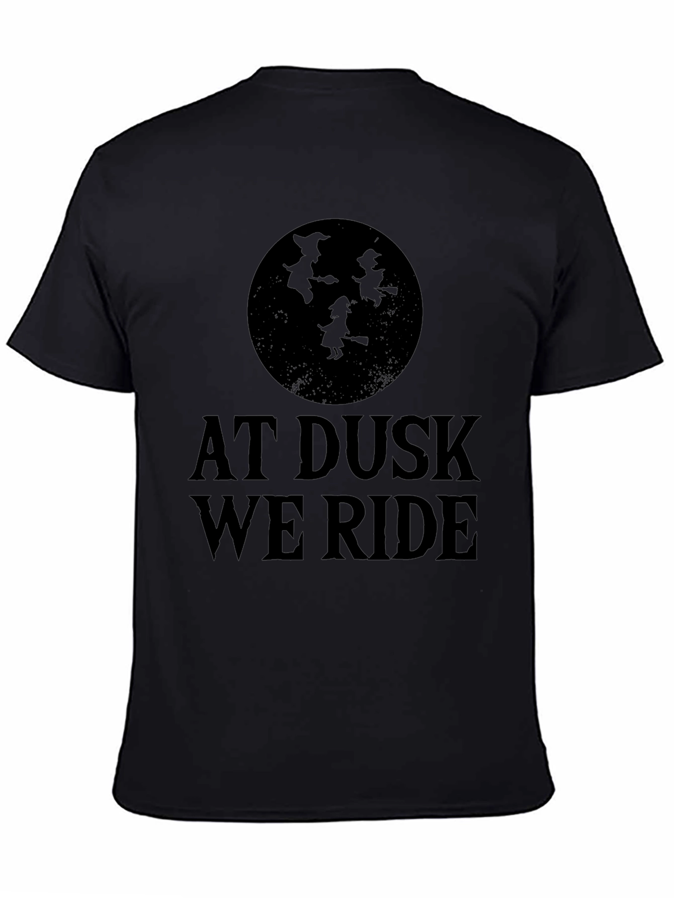 At Dusk We Ride Witch Graphic T-Shirt