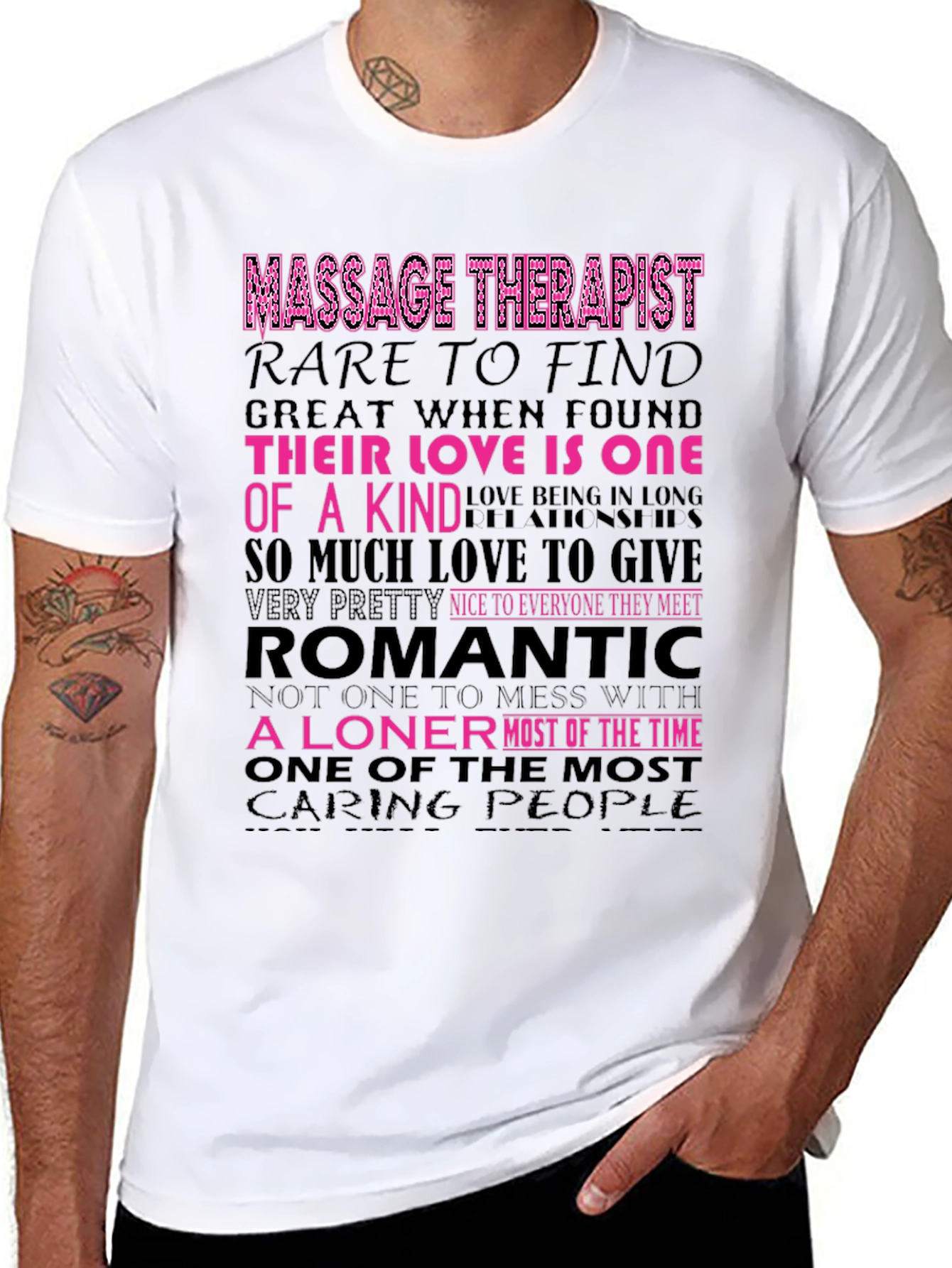 Massage Therapist Love Graphic T-Shirt