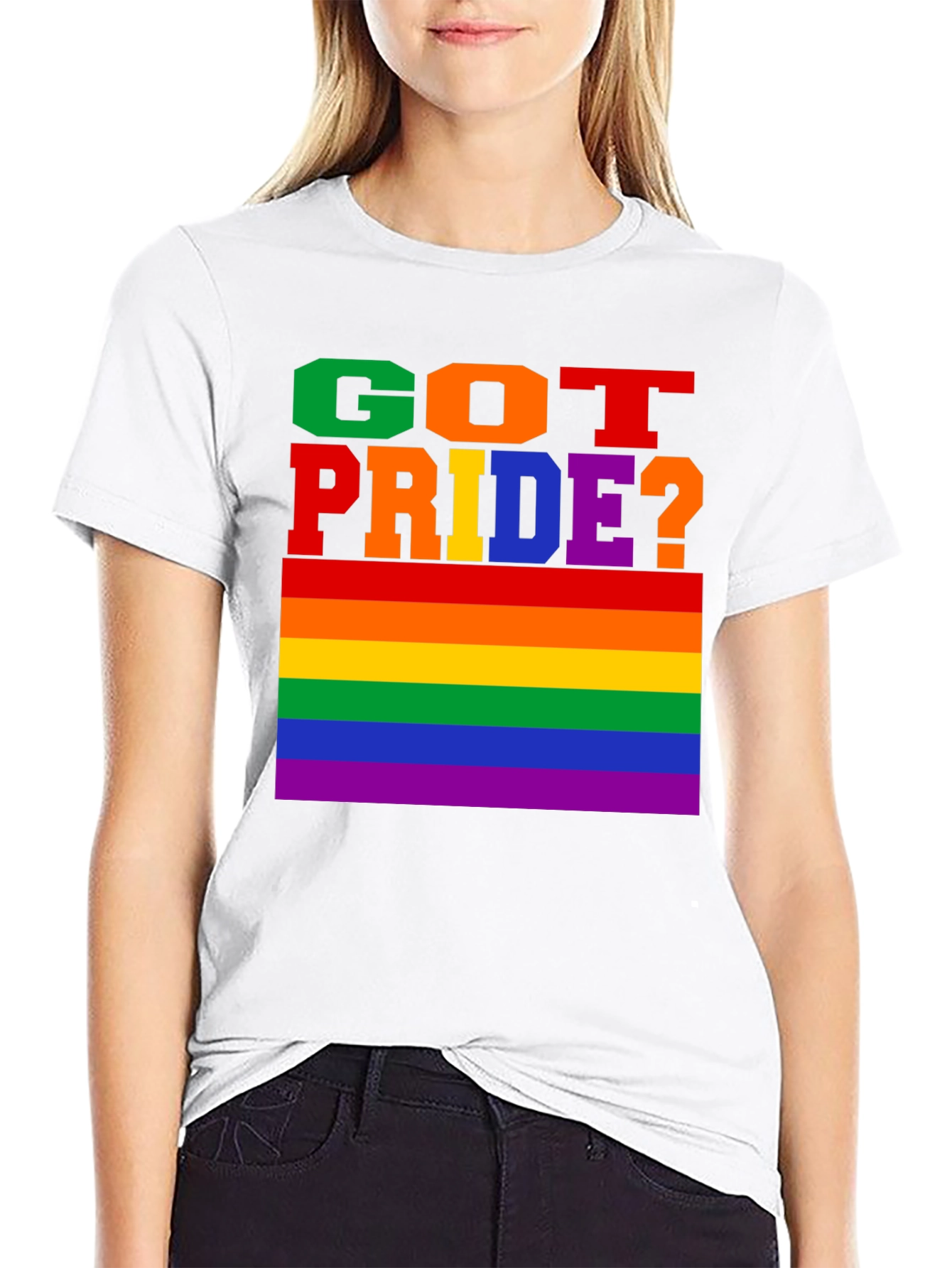 Got Pride? Graphic Tee - LGBTQ+ Rainbow Flag T-Shirt