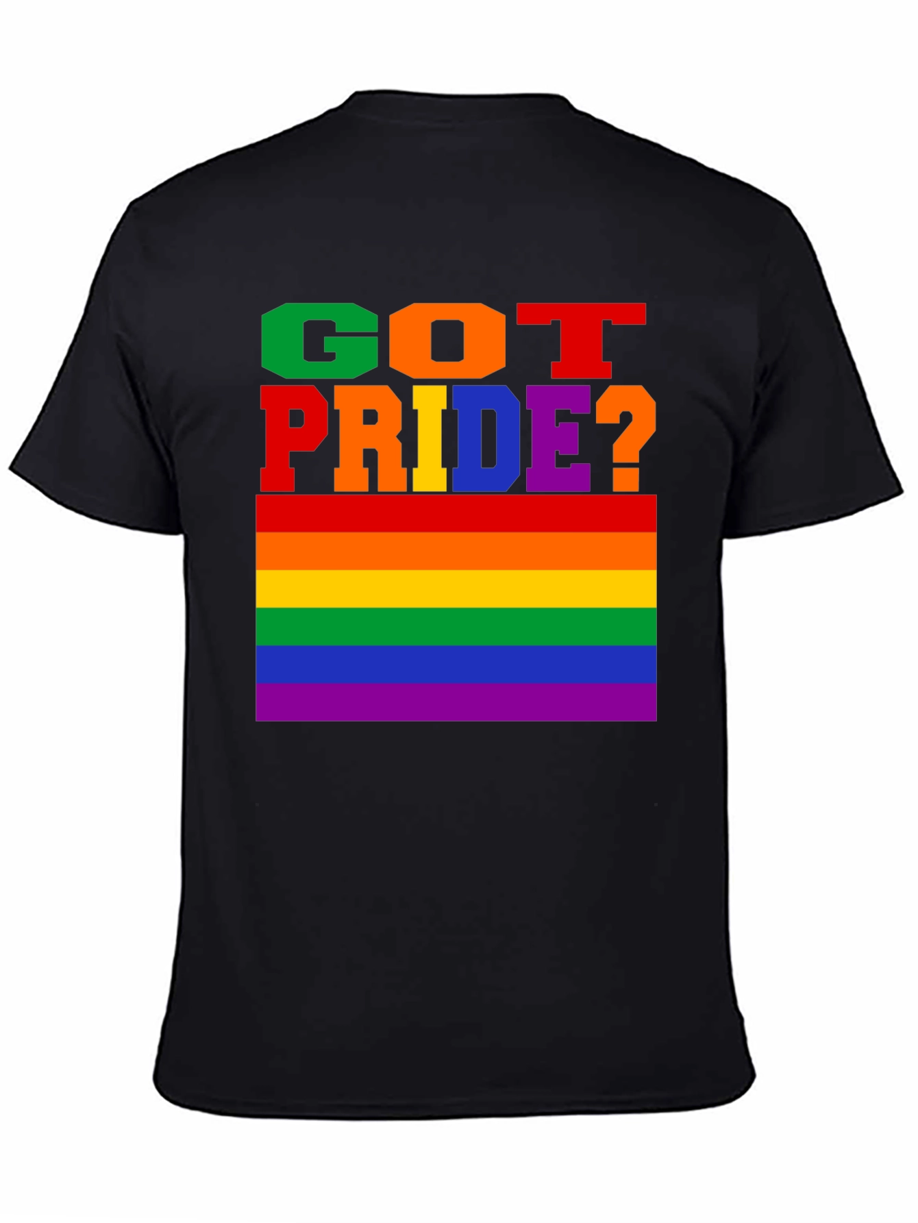 Got Pride? Graphic Tee - LGBTQ+ Rainbow Flag T-Shirt