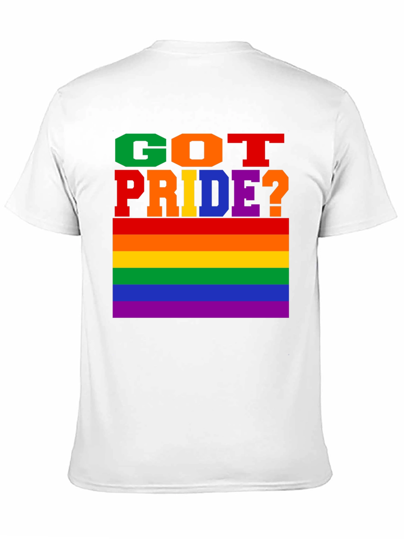 Got Pride? Graphic Tee - LGBTQ+ Rainbow Flag T-Shirt