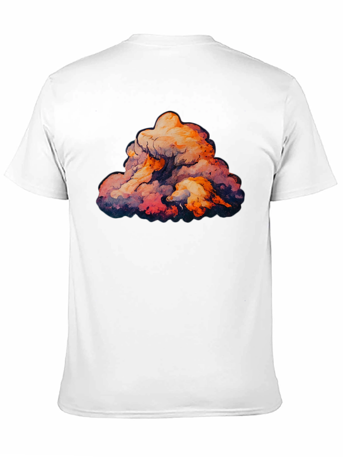 Cloud Graphic Black T-Shirt