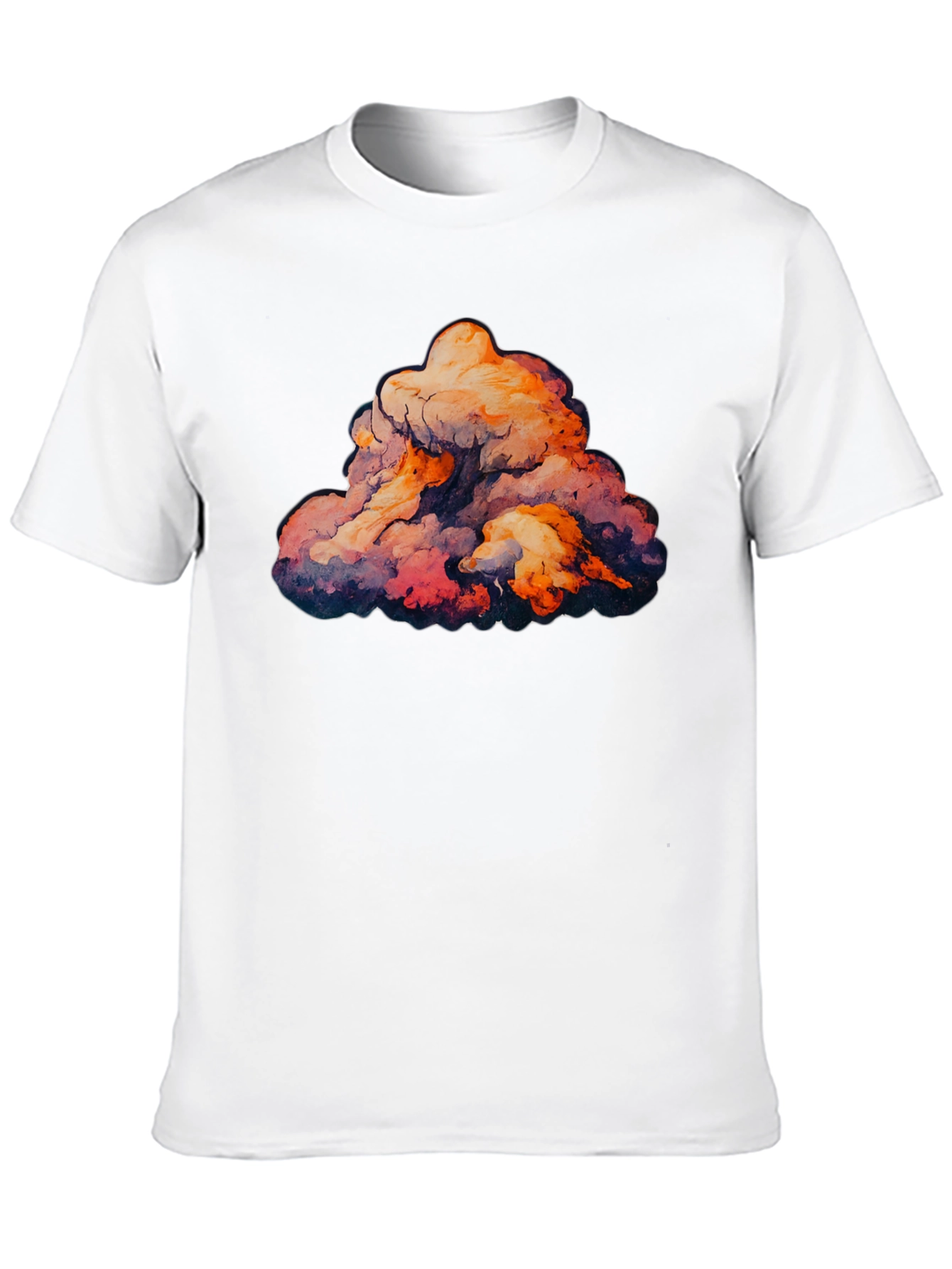Cloud Graphic Black T-Shirt