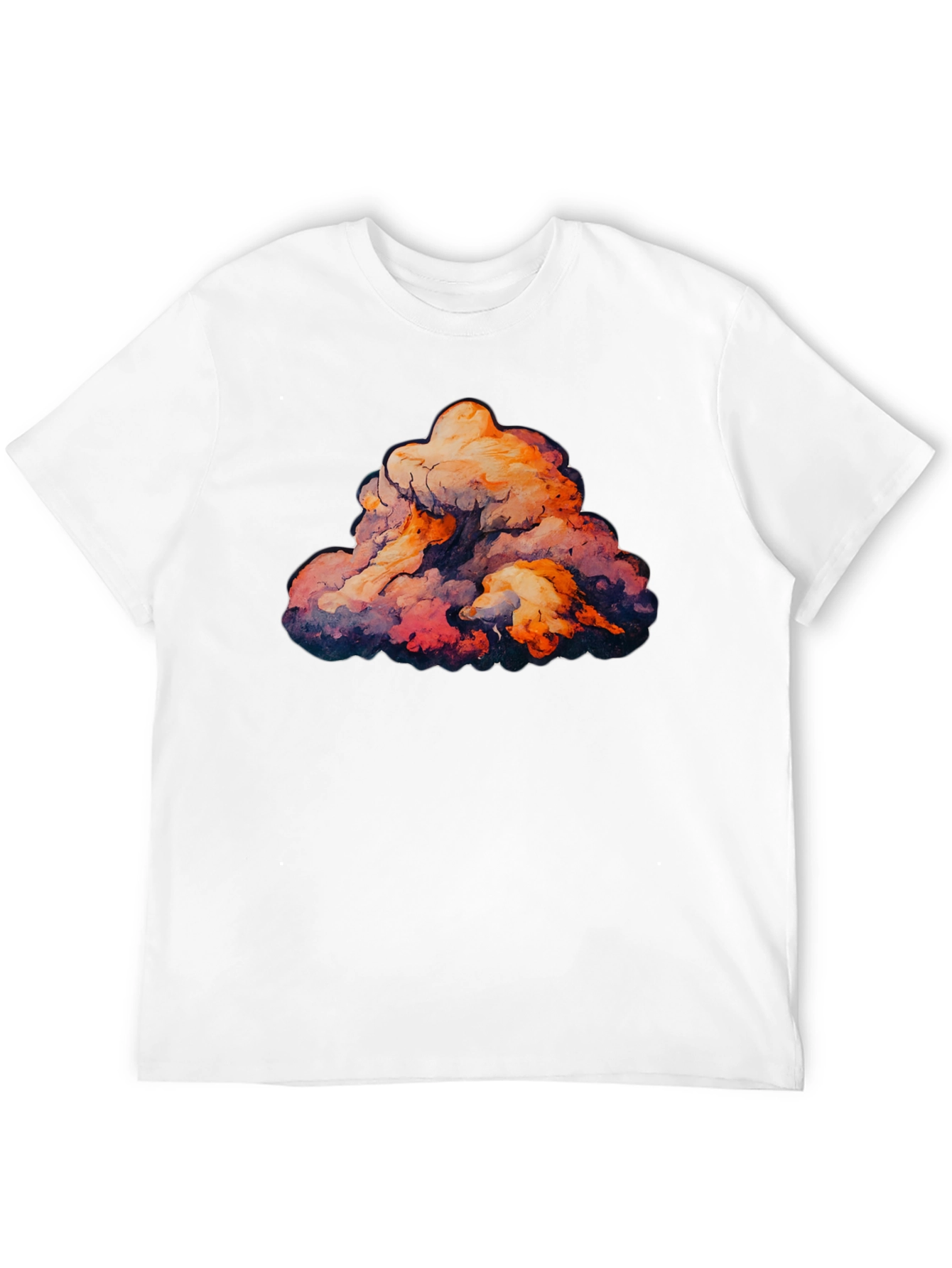 Cloud Graphic Black T-Shirt
