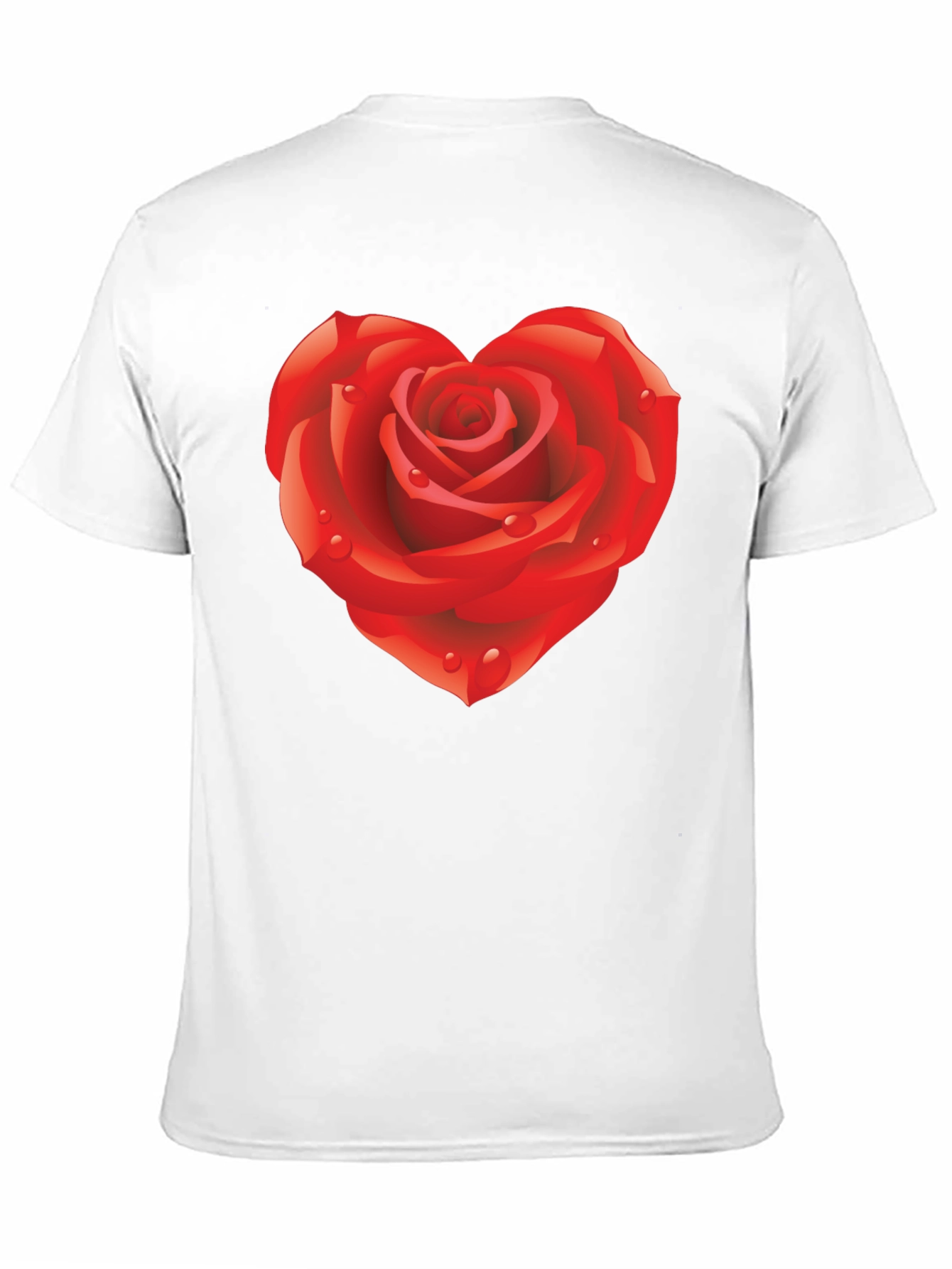 Heart Rose Graphic T-Shirt
