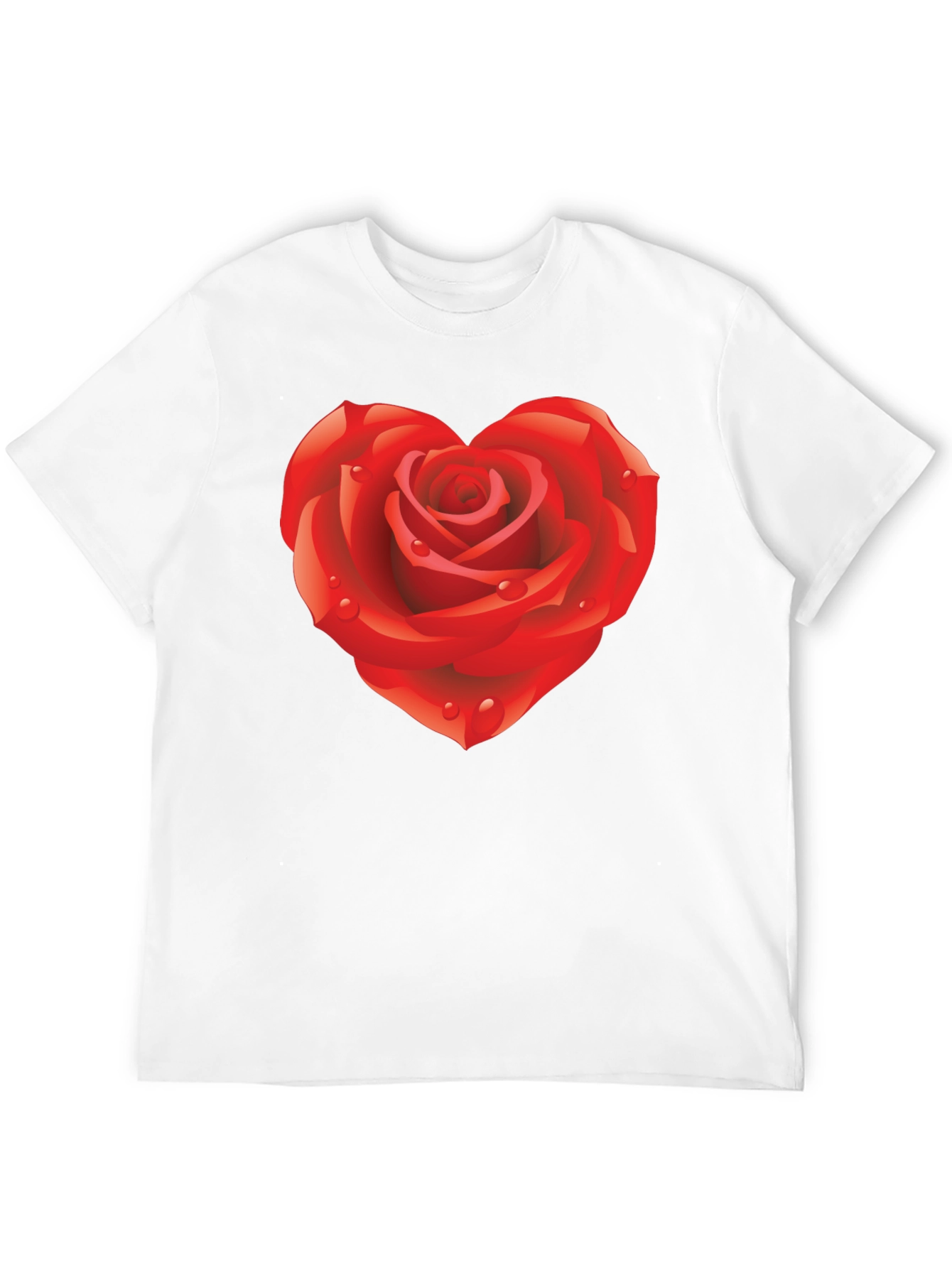 Heart Rose Graphic T-Shirt