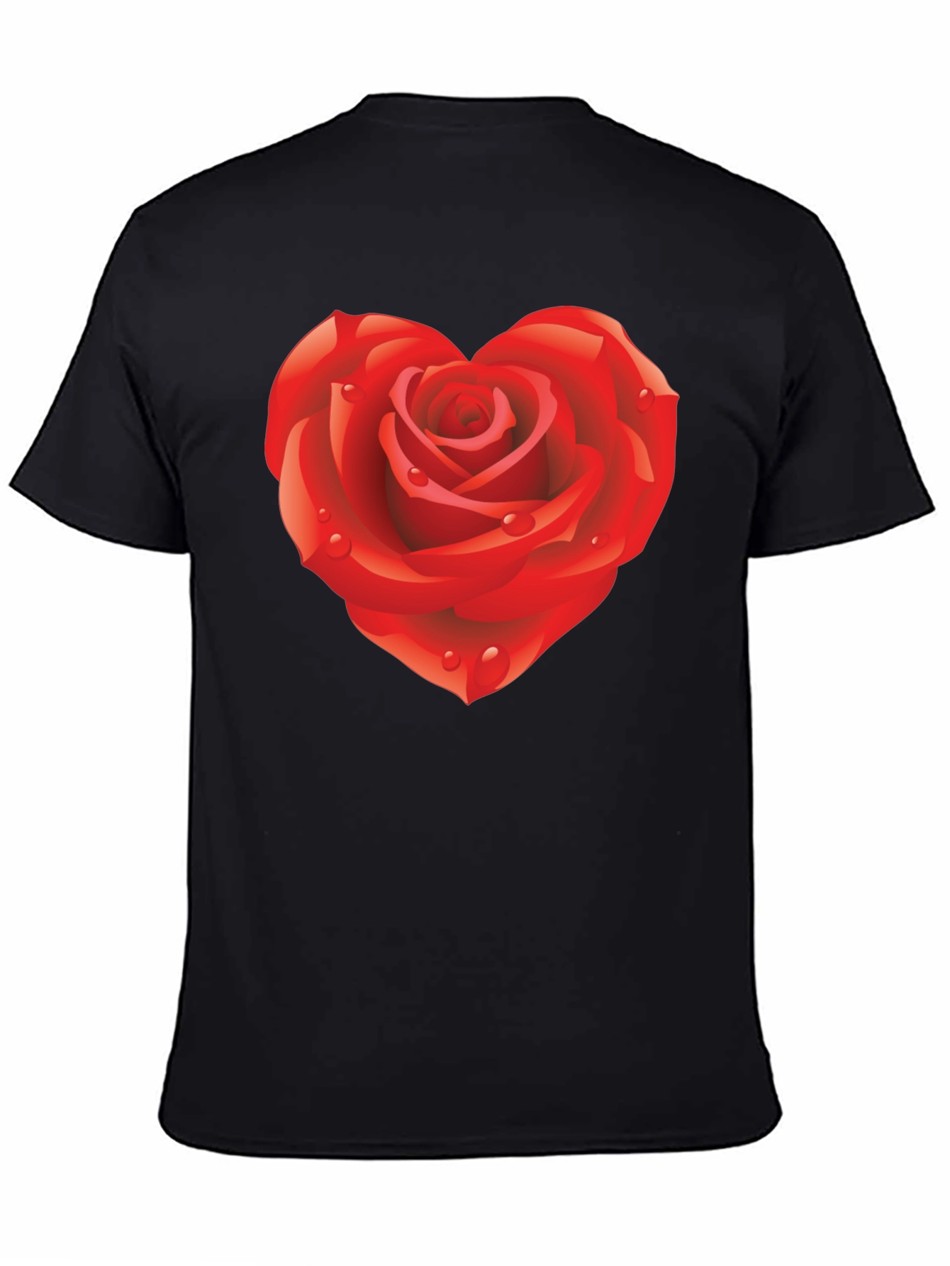 Heart Rose Graphic T-Shirt