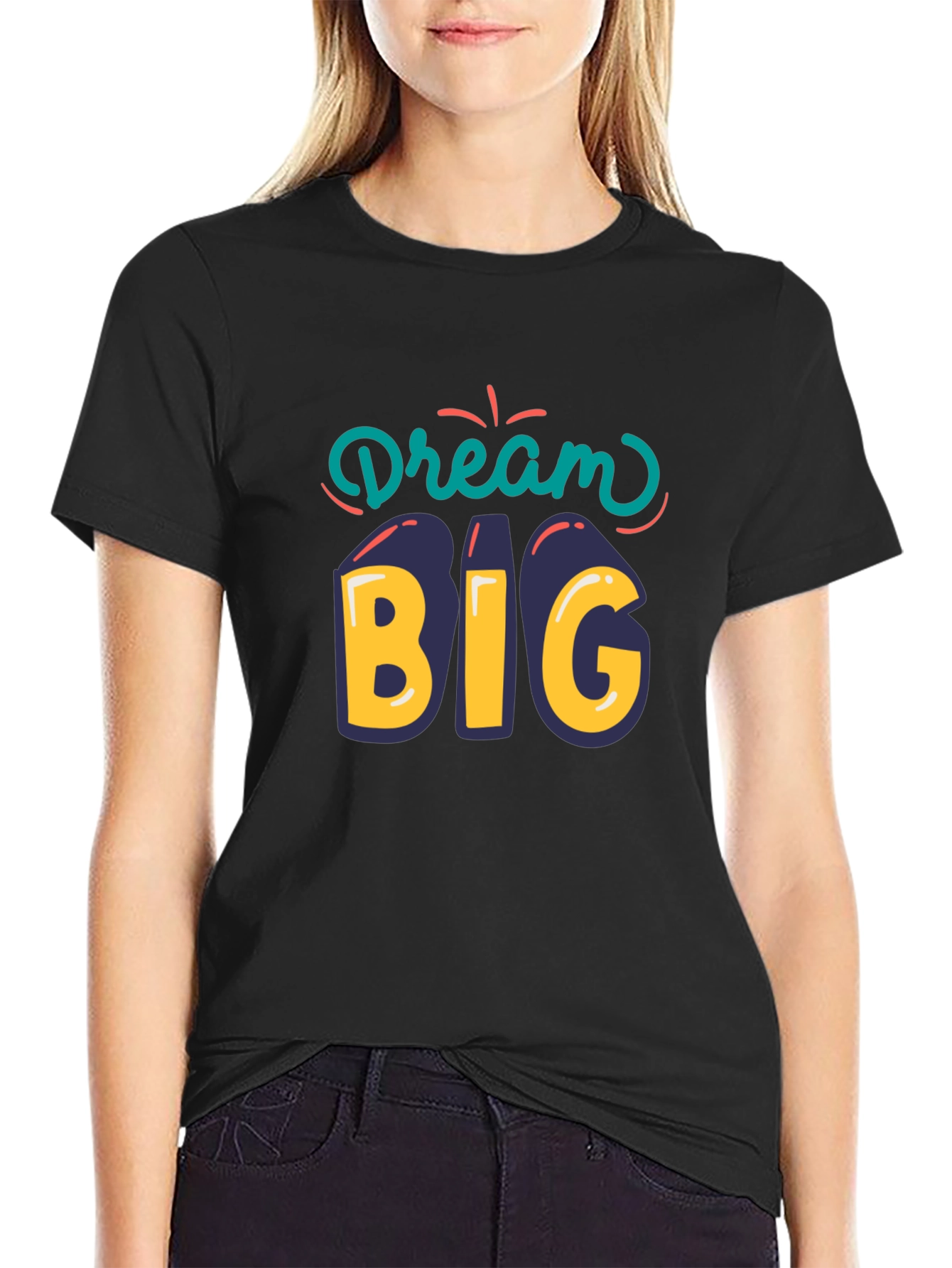 Dream Big Graphic Tee - Inspiring Comfort
