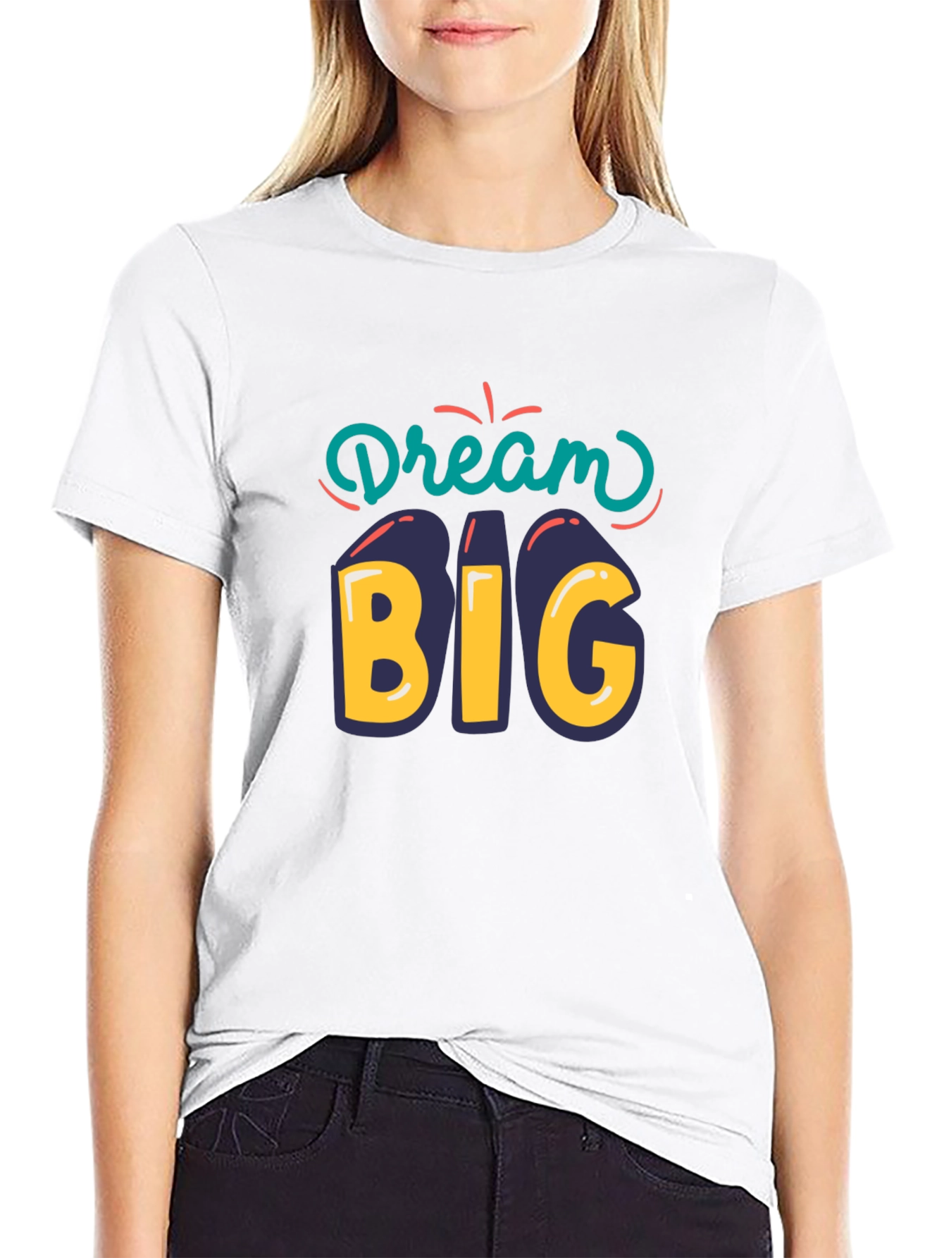 Dream Big Graphic Tee - Inspiring Comfort