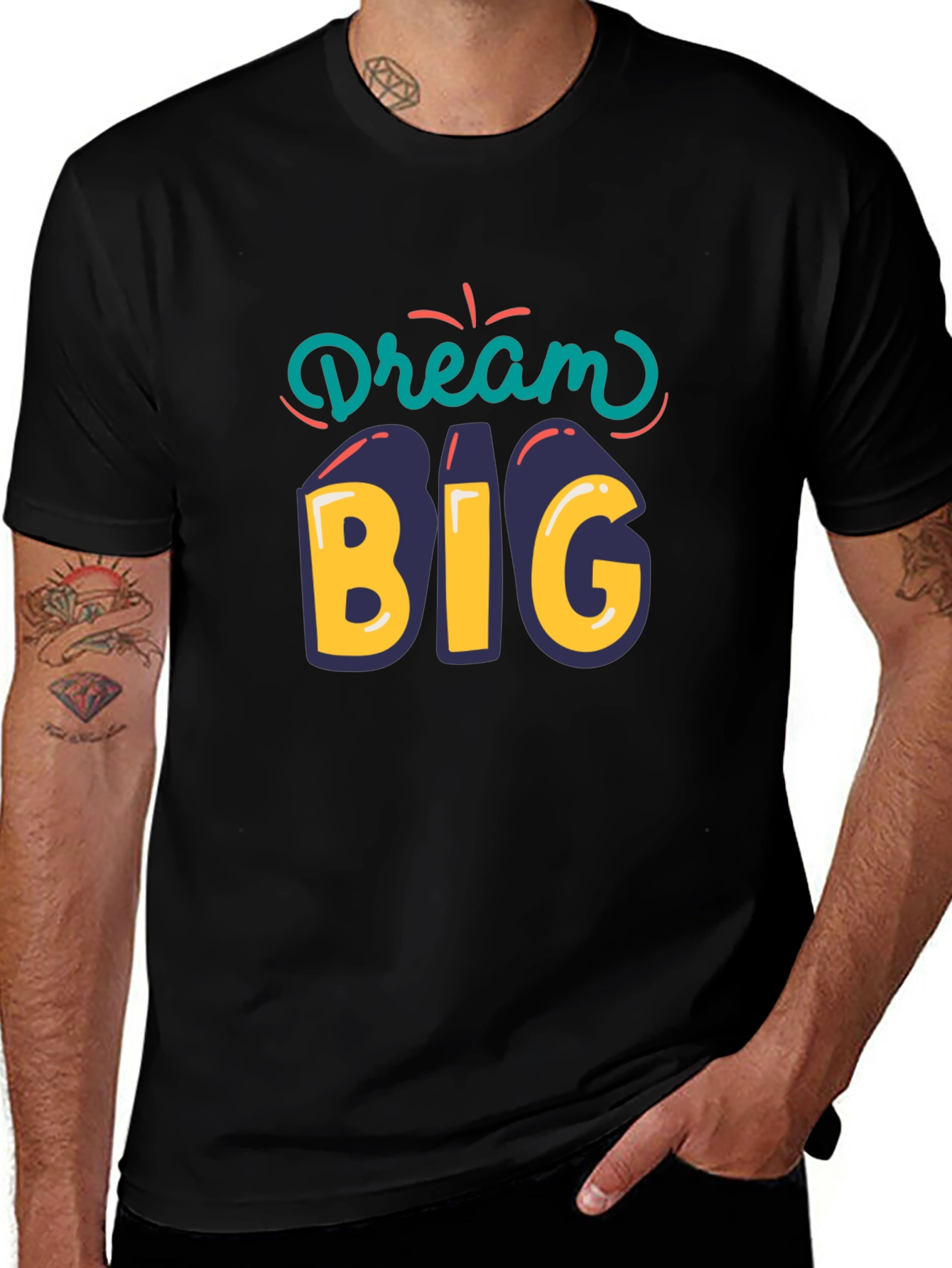 Dream Big Graphic Tee - Inspiring Comfort
