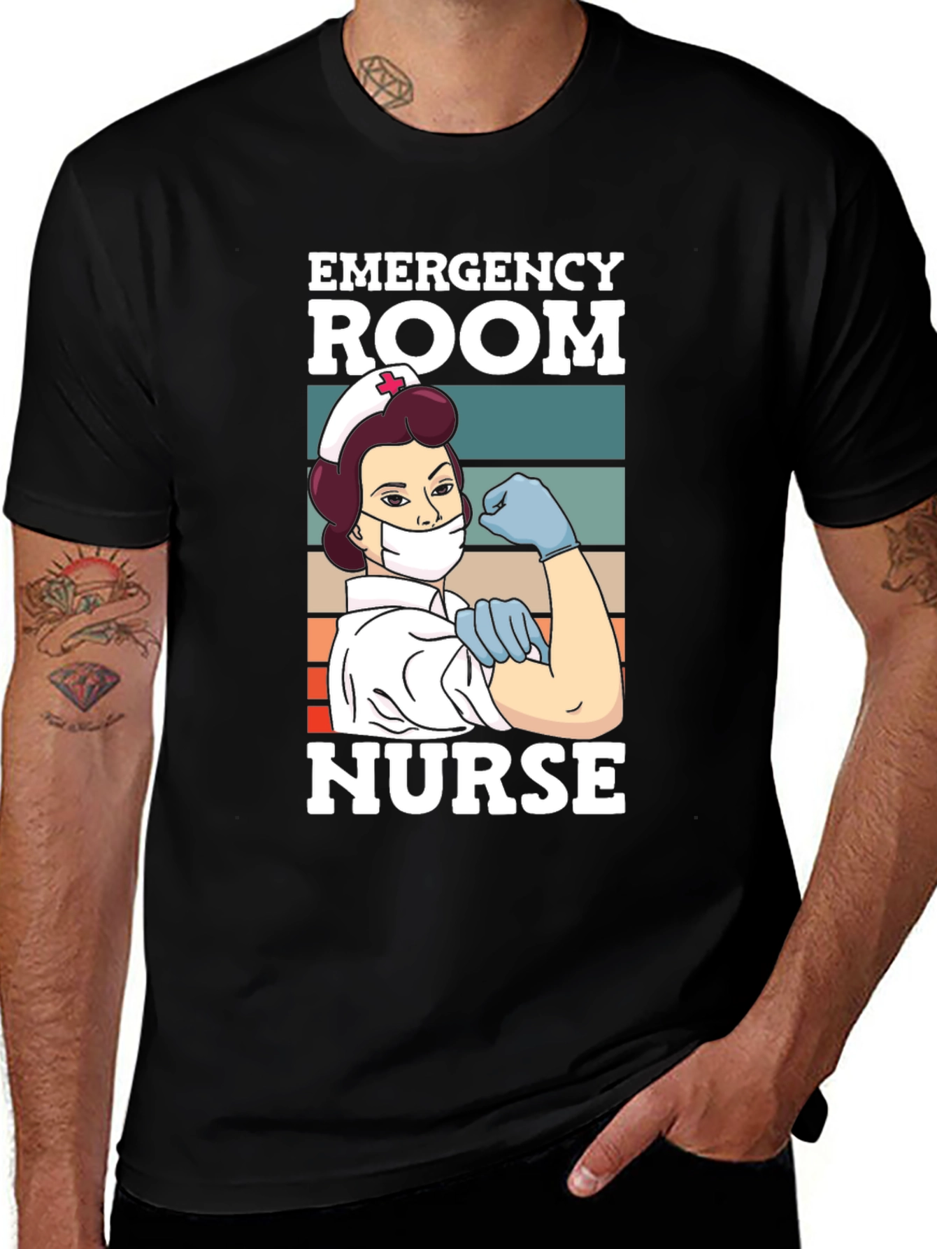 Emergency Room Nurse Graphic T-Shirt