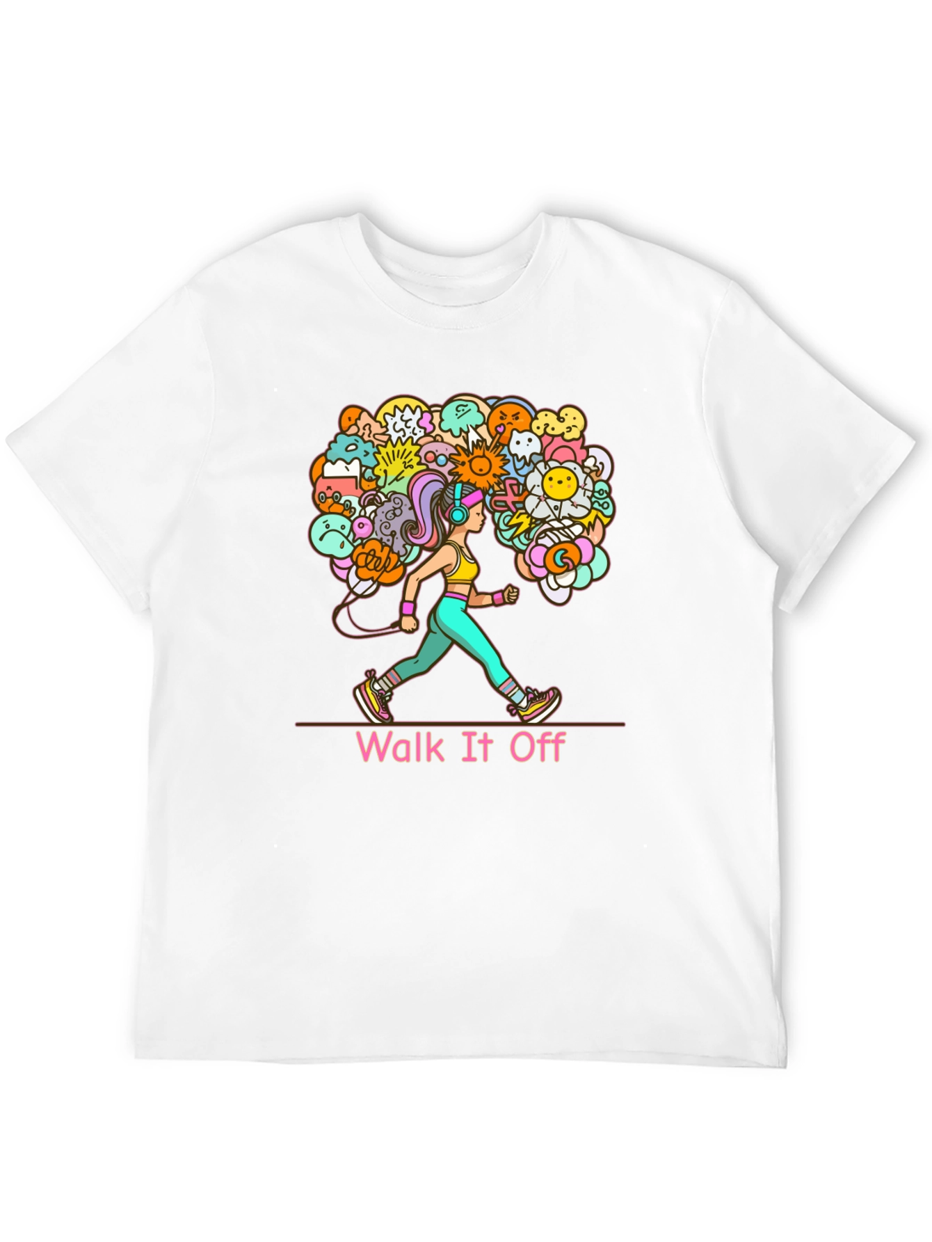 Walk It Off Graphic Tee - Black Unisex T-Shirt